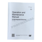 Manual de mantenimiento del operador del portaherramientas integrado IT14G de Caterpillar