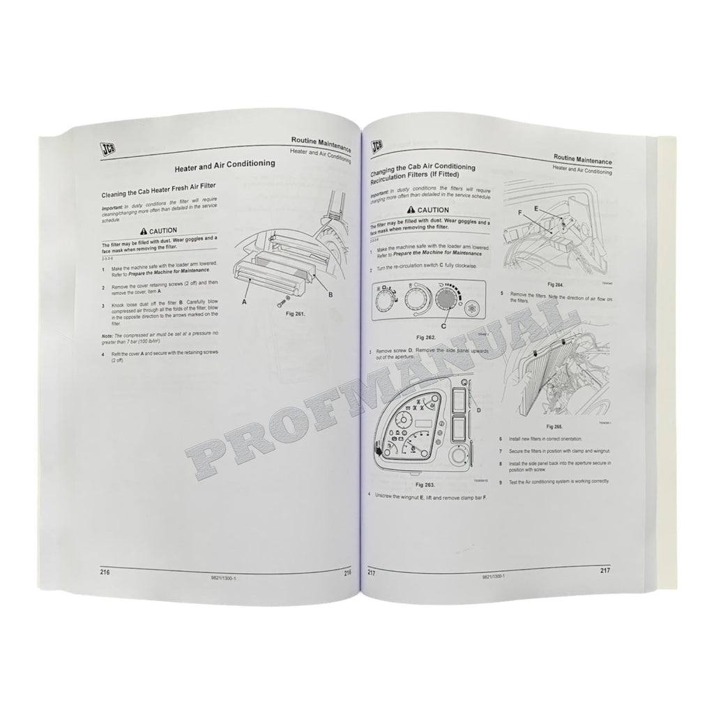 JCB 3CX 4CX ECO BACKHOE LOADER Operators Manual