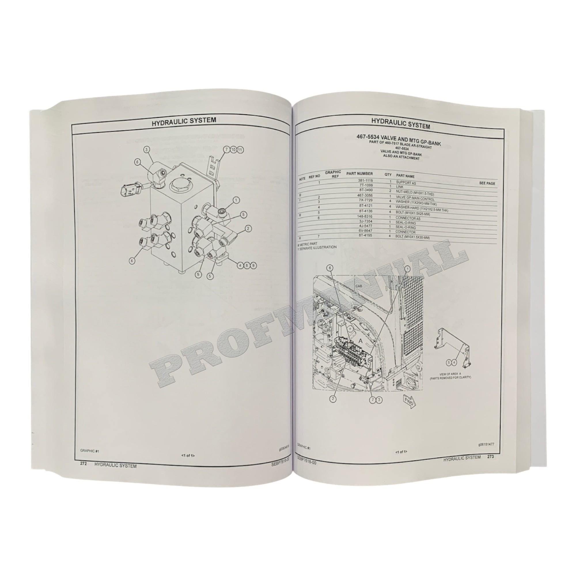 Caterpillar Cat 304E2 CR Mini Hydraulic Excavator Parts Catalog Manual