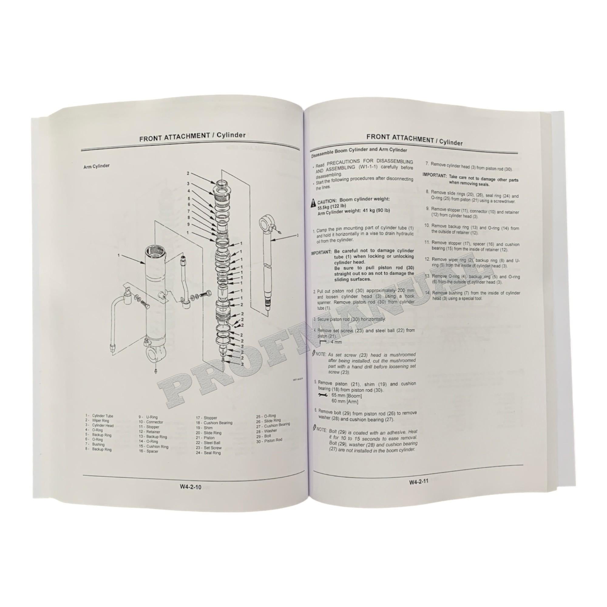 Hitachi EX50U Excavator Workshop Repair Service manual