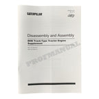 Caterpillar D6N Track Tractor Engine Suppl Manual Disassembly Assembly UENR0053