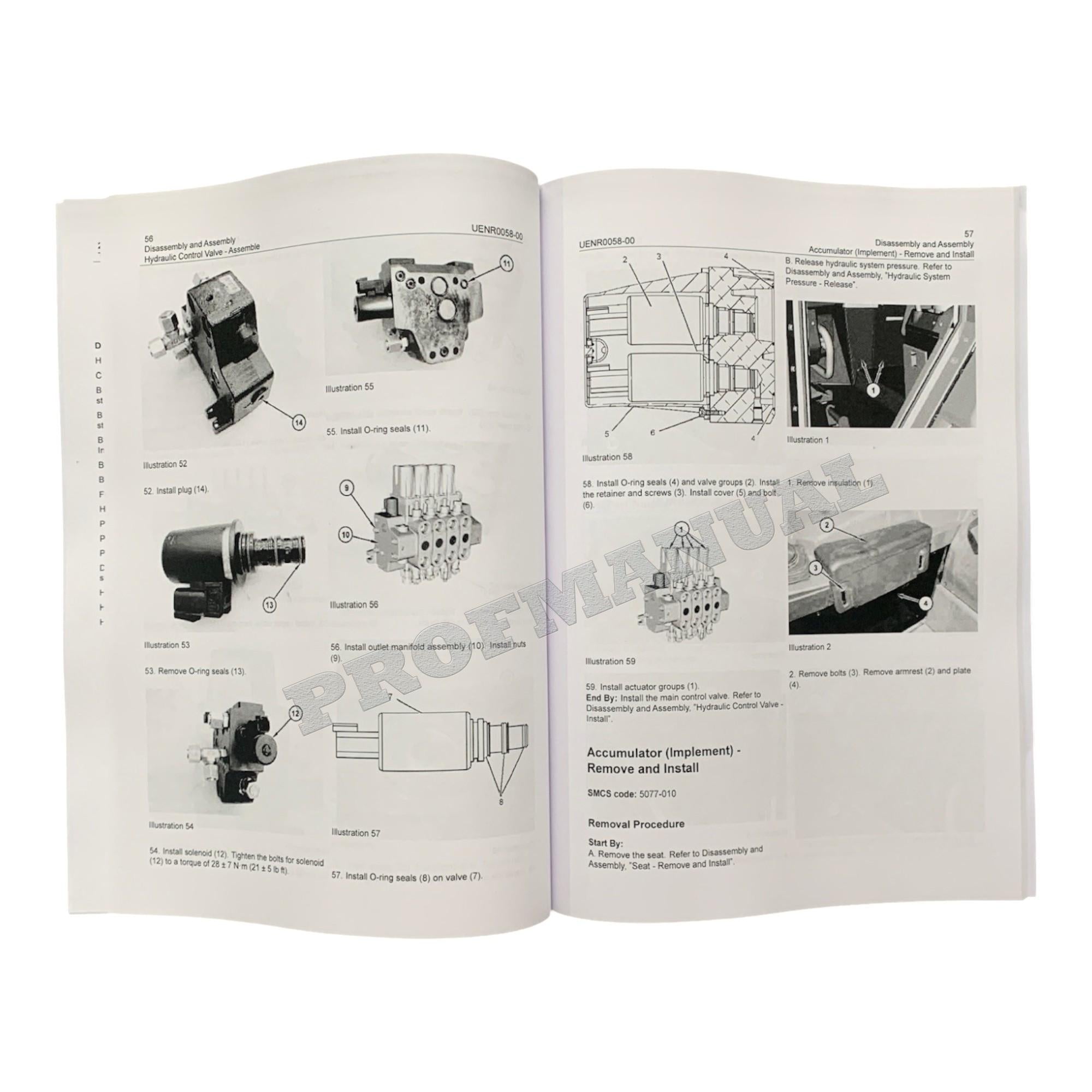 Caterpillar D6N Track Tractor Machine SYSTEM Manual Disassembly Assem UENR0058