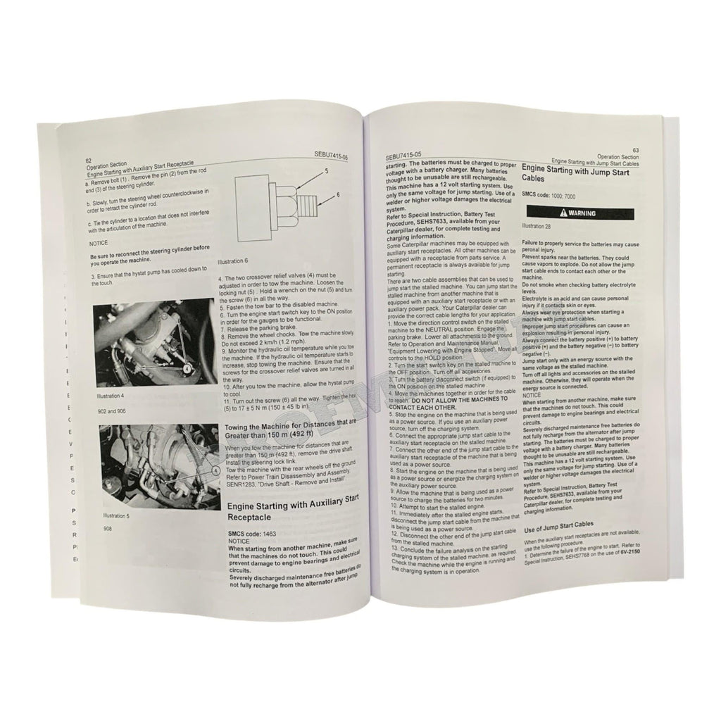 Manual de mantenimiento del operador de cargadoras de ruedas compactas Caterpillar 902 906 908