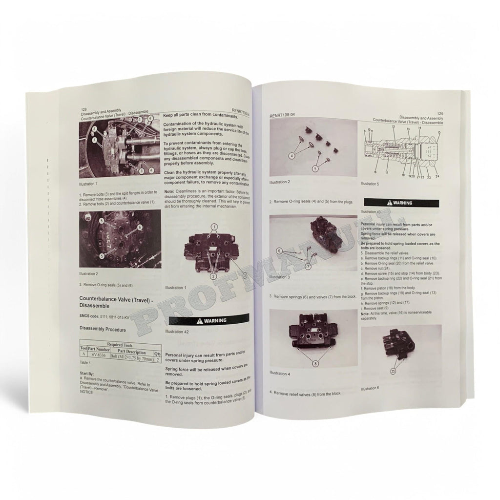 Caterpillar Cat 321C LCR Excavator Machine SYSTEM Disassembly Assembly Manual