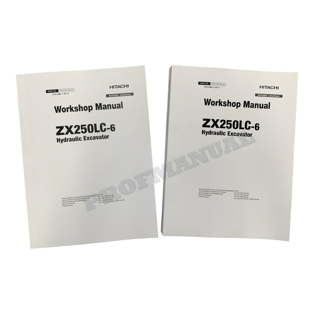 Hitachi ZX250LC-6 Excavator Workshop Service Repair manual