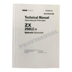 Hitachi ZX250LC-6 Excavator Operational Principle Service manual