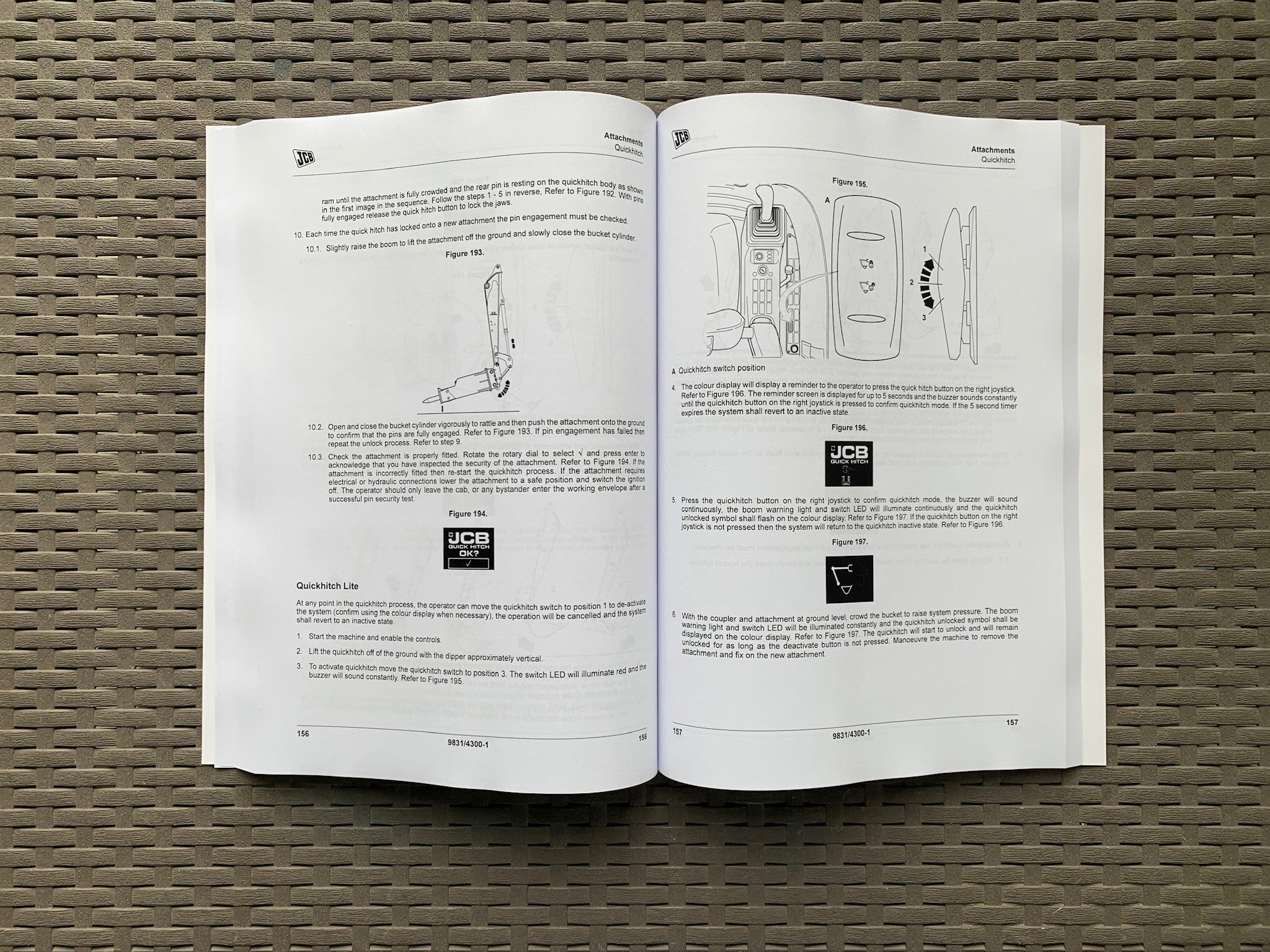 JCB JZ140 T4i JZ141 T4F Excavator Operators Manual