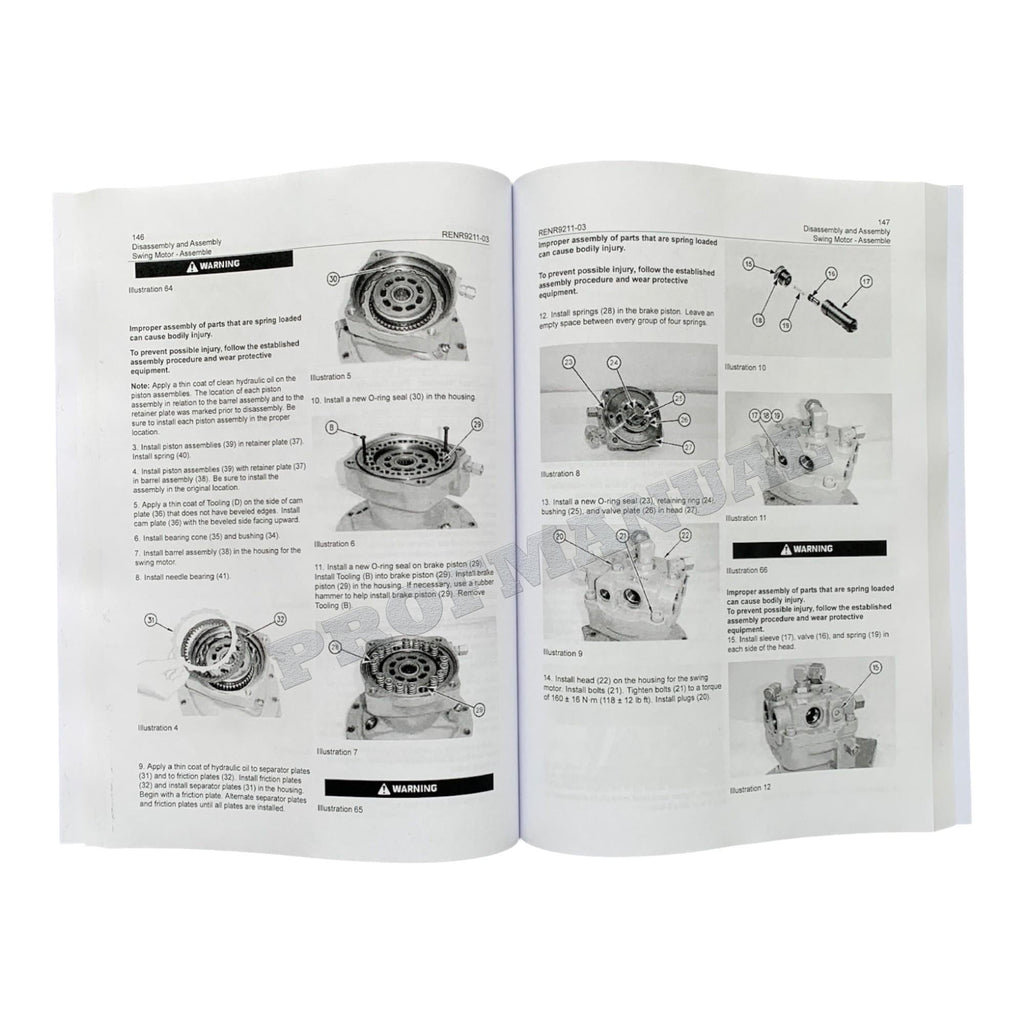 Caterpillar Cat 311D LRR Excavator Machine SYSTEM Disassembly Assembly Manual