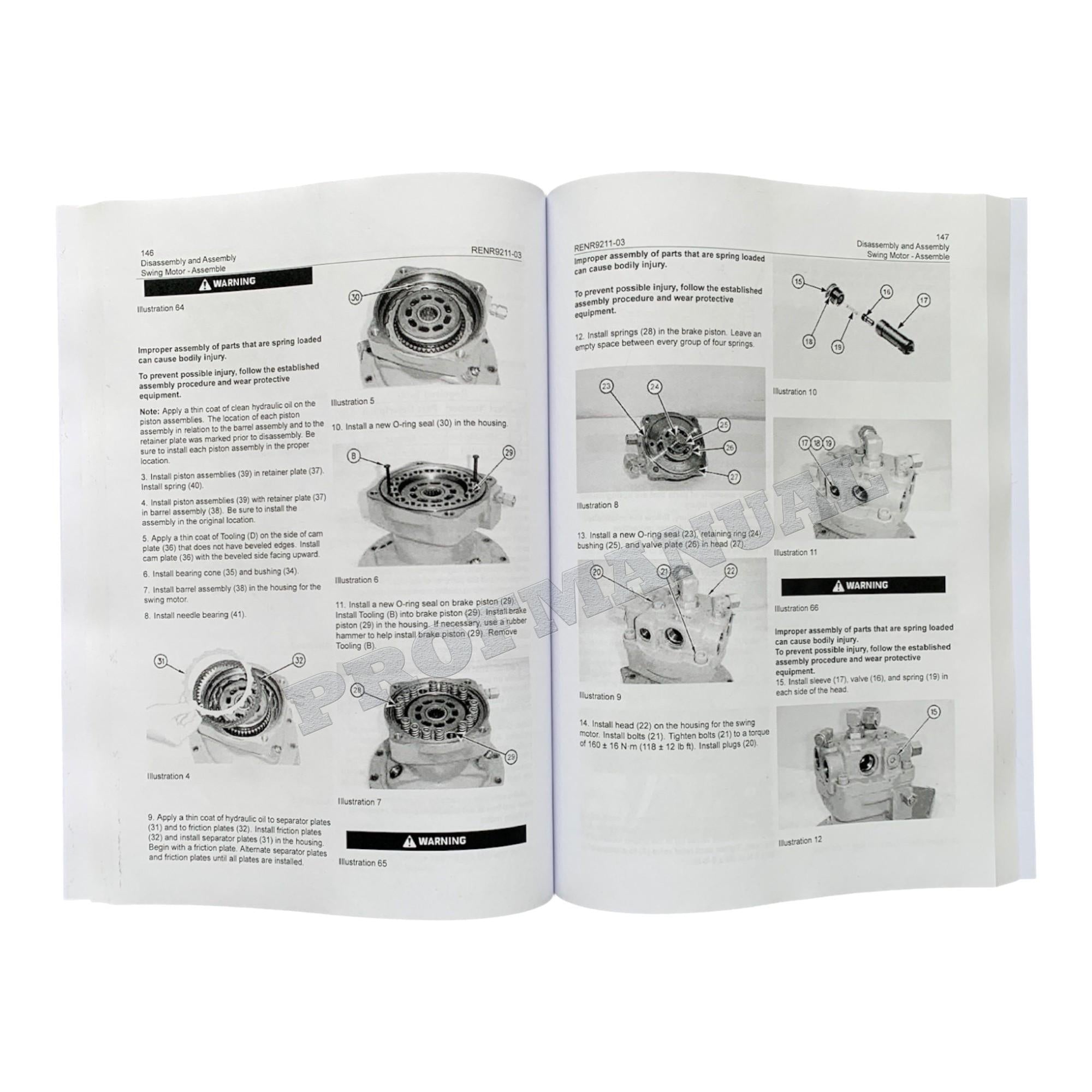 Caterpillar Cat 311D LRR Excavator Machine SYSTEM Disassembly Assembly Manual
