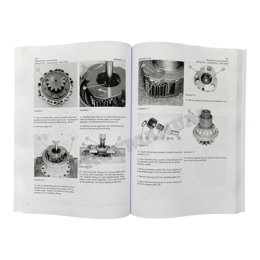 Caterpillar Cat 311D LRR Excavator Machine SYSTEM Disassembly Assembly Manual