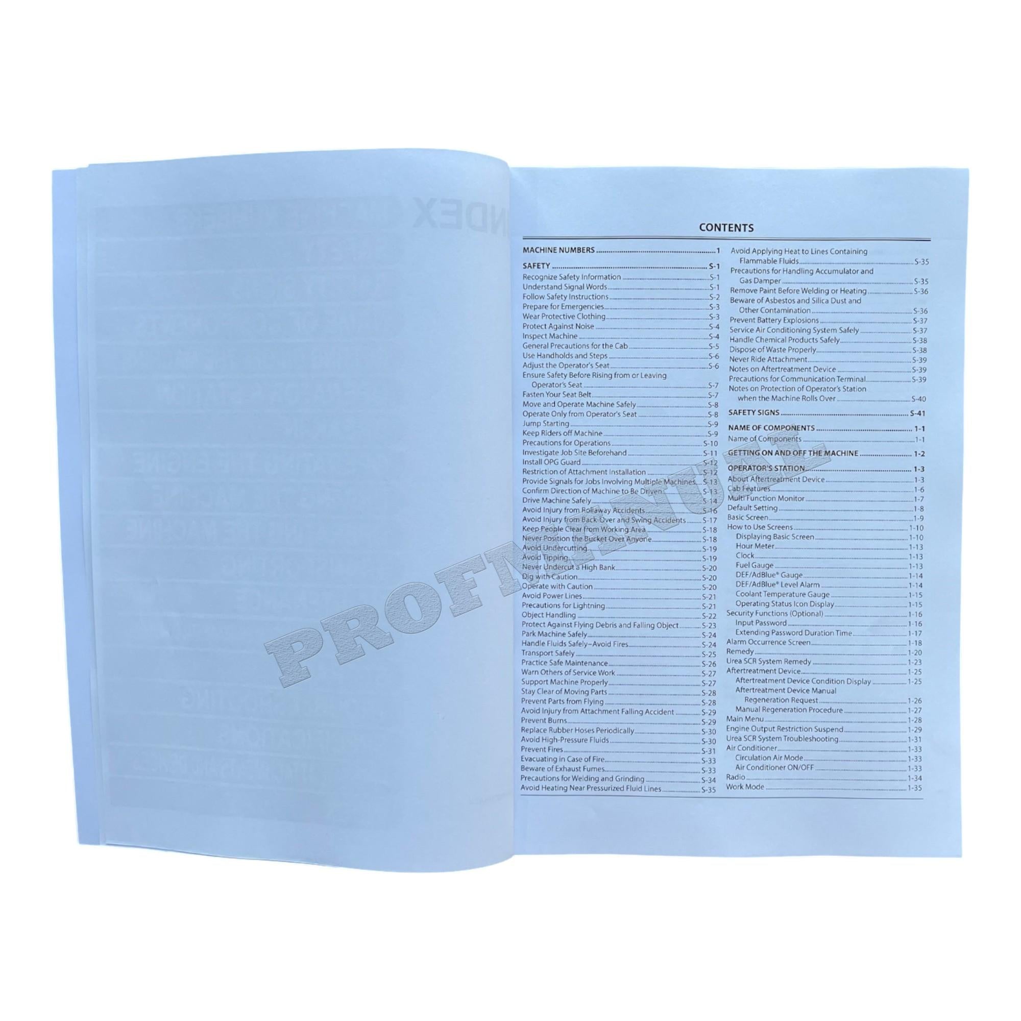 HITACHI 130-6N 160LC-6N 180LC-6N 210-6N 210LC-6N EXCAVATOR OPERATORS MANUAL