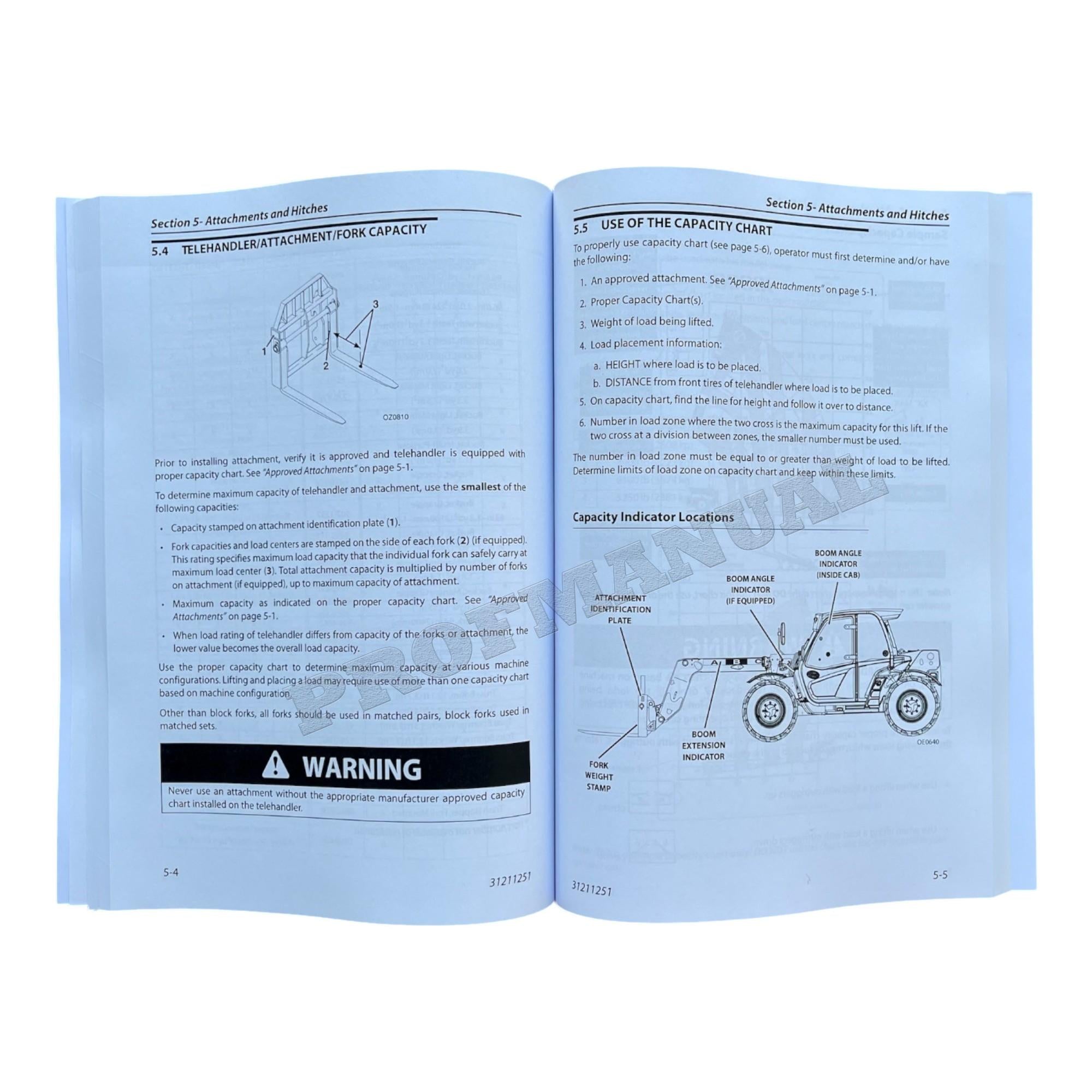 Caterpillar TH 306D 357D 408D 3510D Telehandler Operators Maintenance Manual