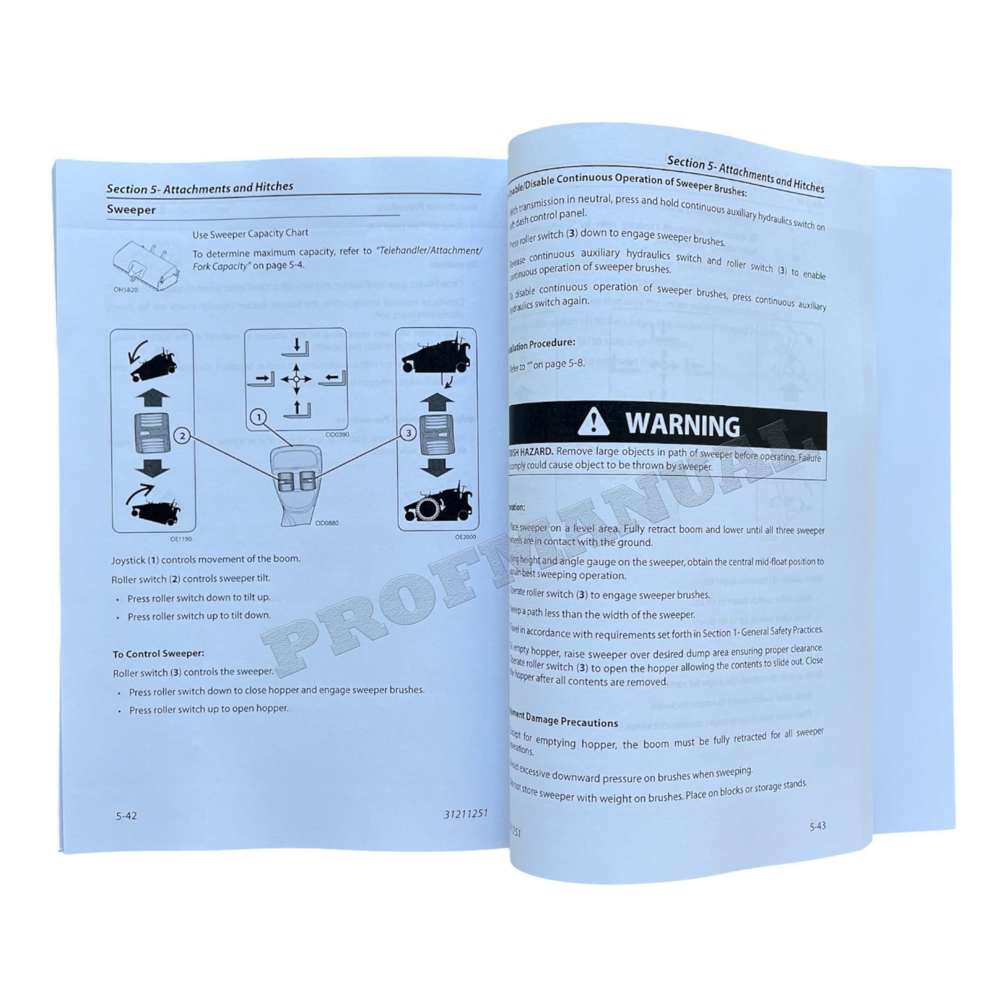 Caterpillar TH 306D 357D 408D 3510D Telehandler Operators Maintenance Manual