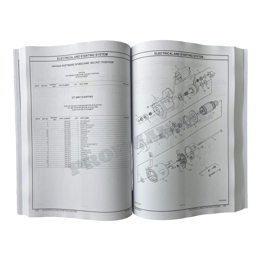 Caterpillar Cat 299D2 299D2XHP Compact Track Loader Parts Catalog Manual