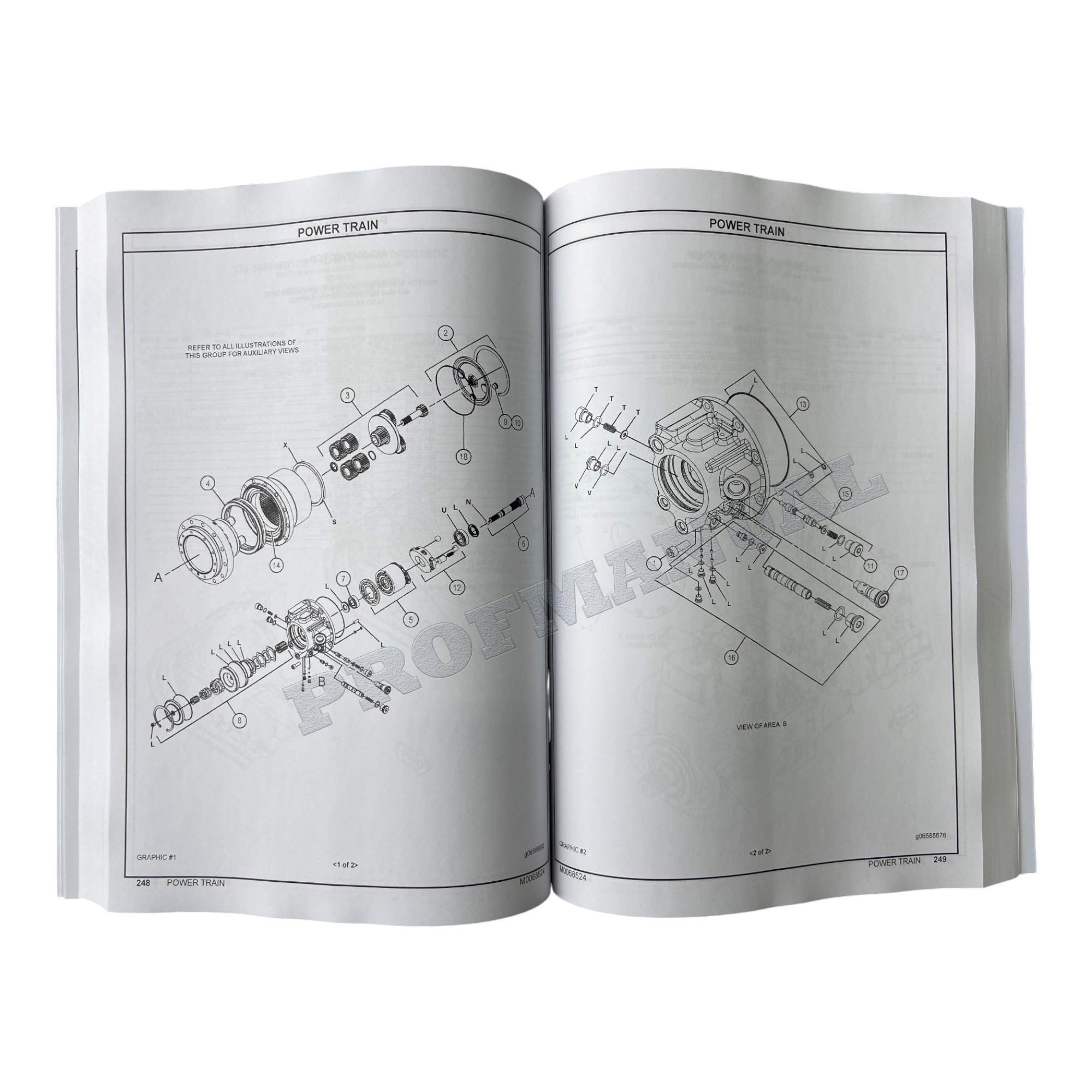 Caterpillar Cat 299D2 299D2XHP Compact Track Loader Parts Catalog Manual