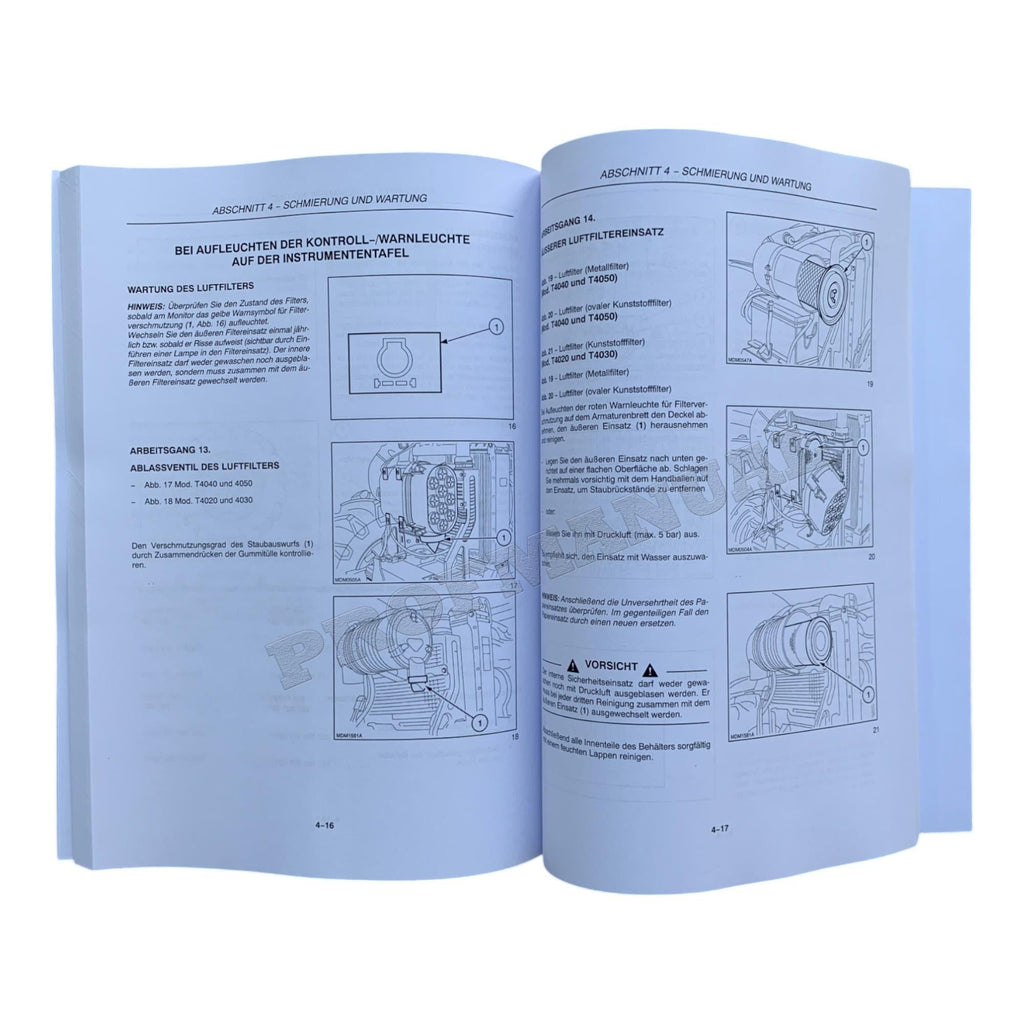 New Holland T4020 T4030 T4040 T4050 DELUXE SUPERSTEE traktor betriebsanleitung