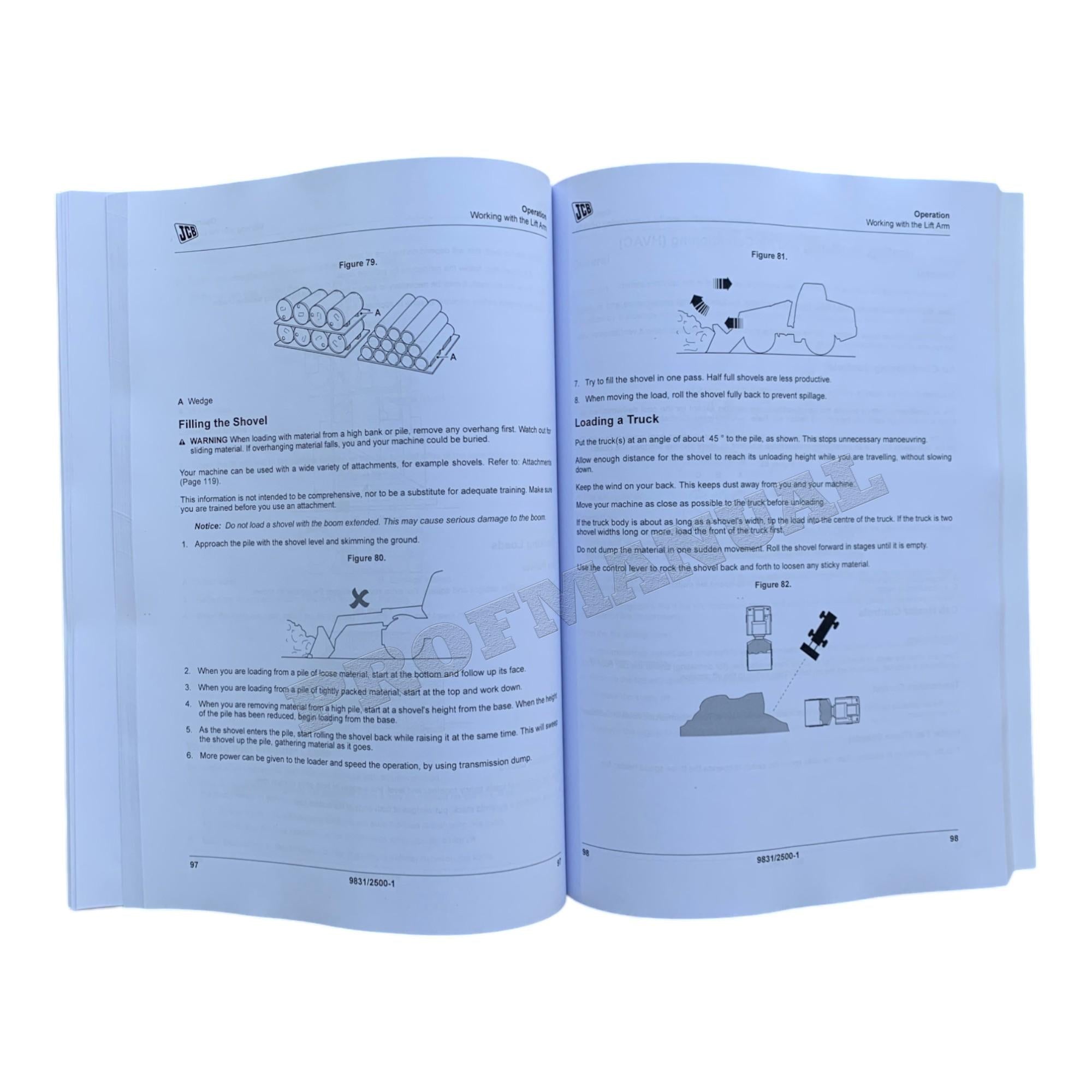 JCB TM320 TM420 LOADER Operators Manual