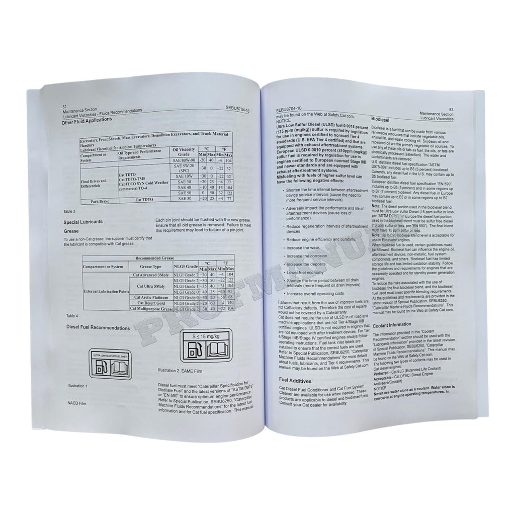 Manual de mantenimiento del operador de la taladora apiladora de ruedas Caterpillar 563C y 573C