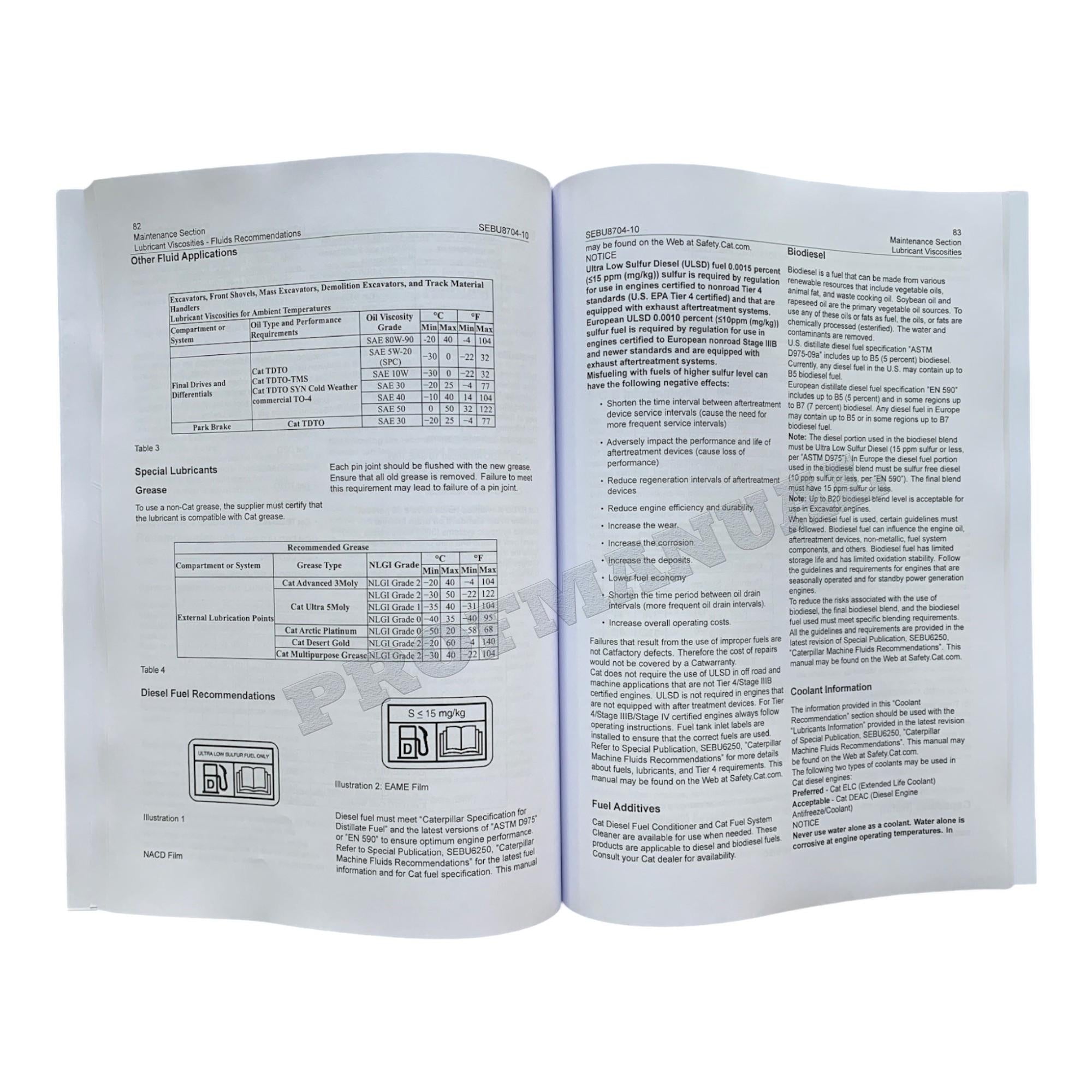 Manual de mantenimiento del operador de la taladora apiladora de ruedas Caterpillar 563C y 573C