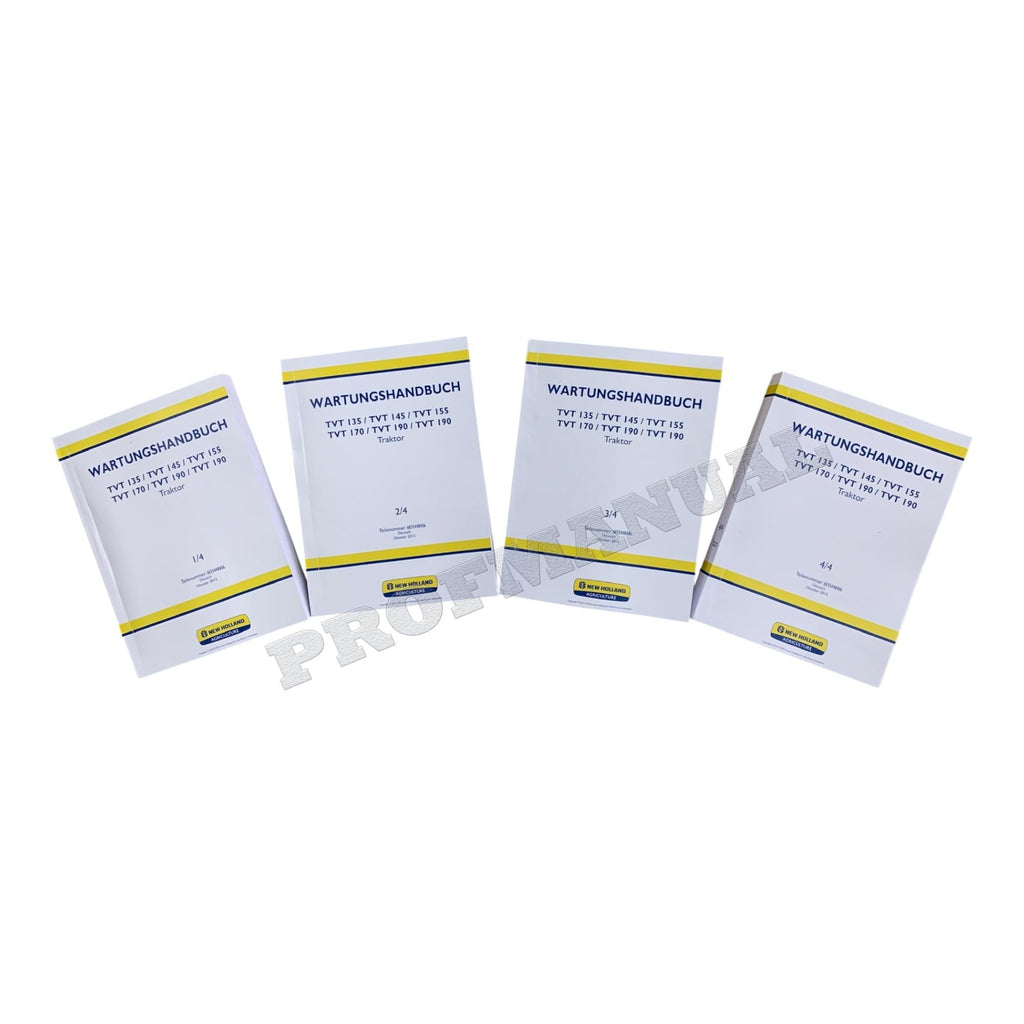 NEW HOLLAND TVT135 TVT145 TVT155 TVT170 TVT190 TVT195 TRAKTOR REPARATURHANDBUCH