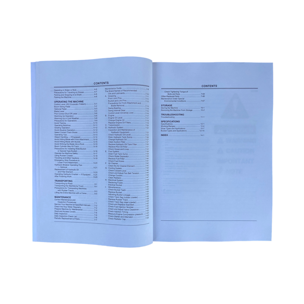 HITACHI ZAXIS ZX 40U 50U EXCAVATOR OPERATORS MANUAL