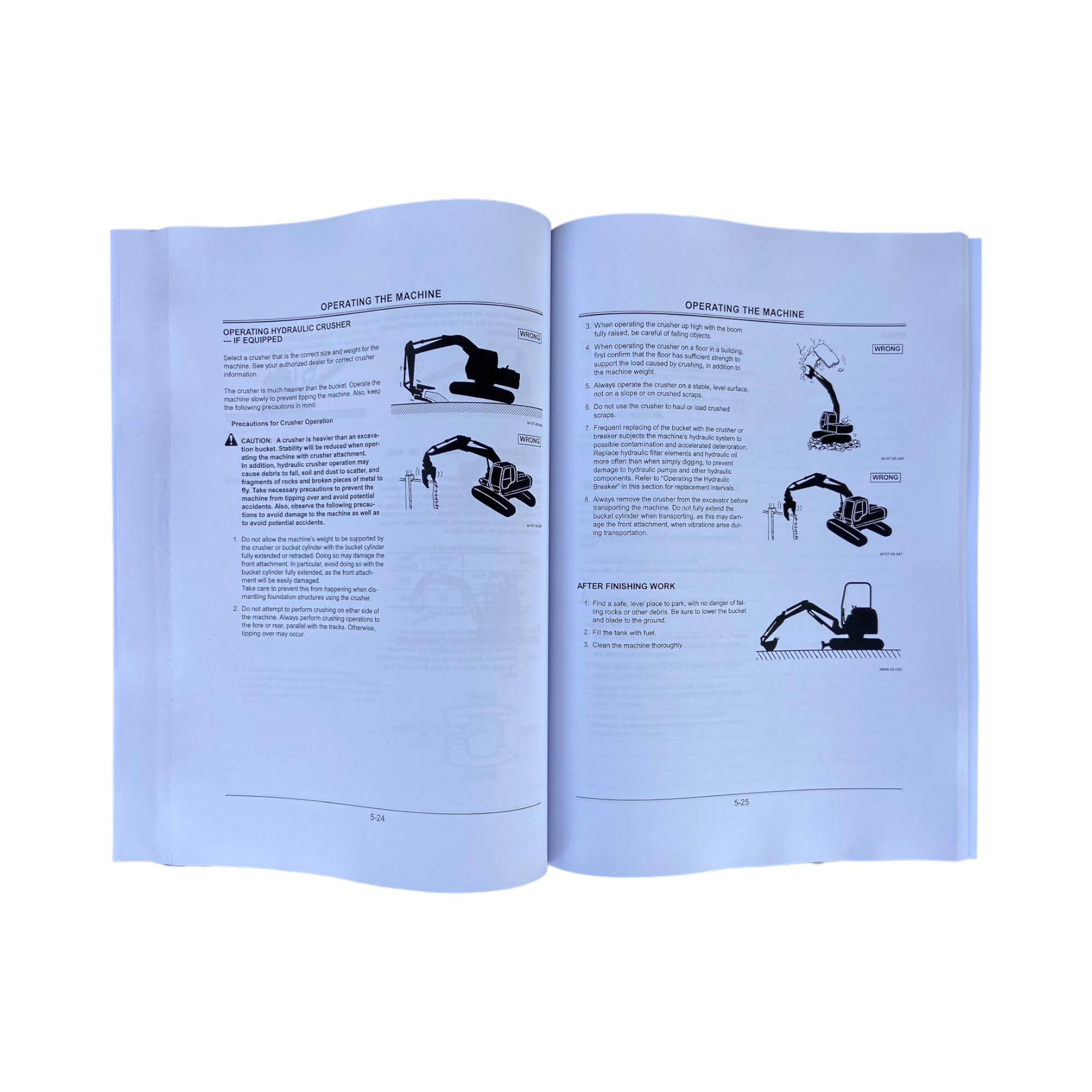 HITACHI ZAXIS ZX 40U 50U EXCAVATOR OPERATORS MANUAL