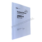Hitachi ZW80-5B Wheel Loader Technical Manual Troubleshooting +Schematics