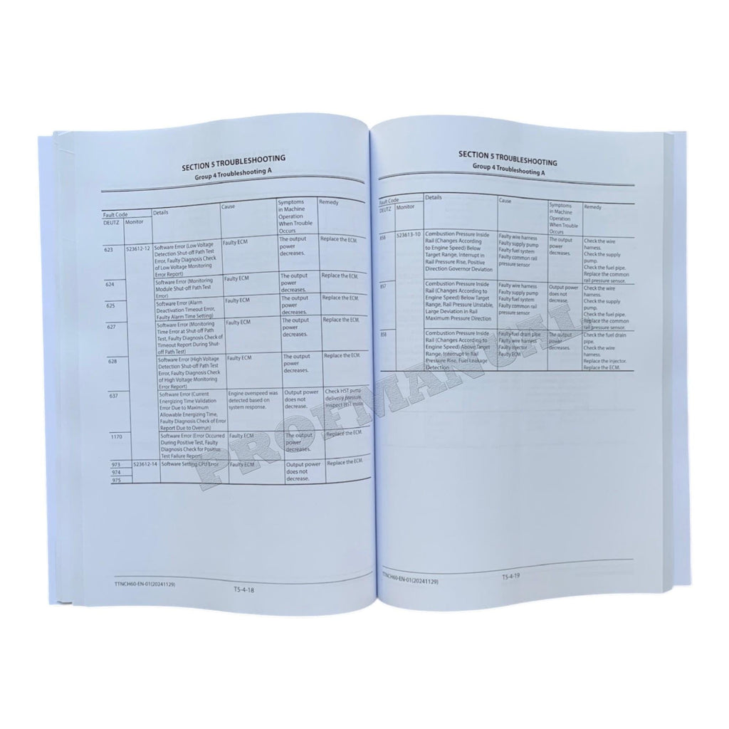 Hitachi ZW80-5B Wheel Loader Technical Manual Troubleshooting +Schematics