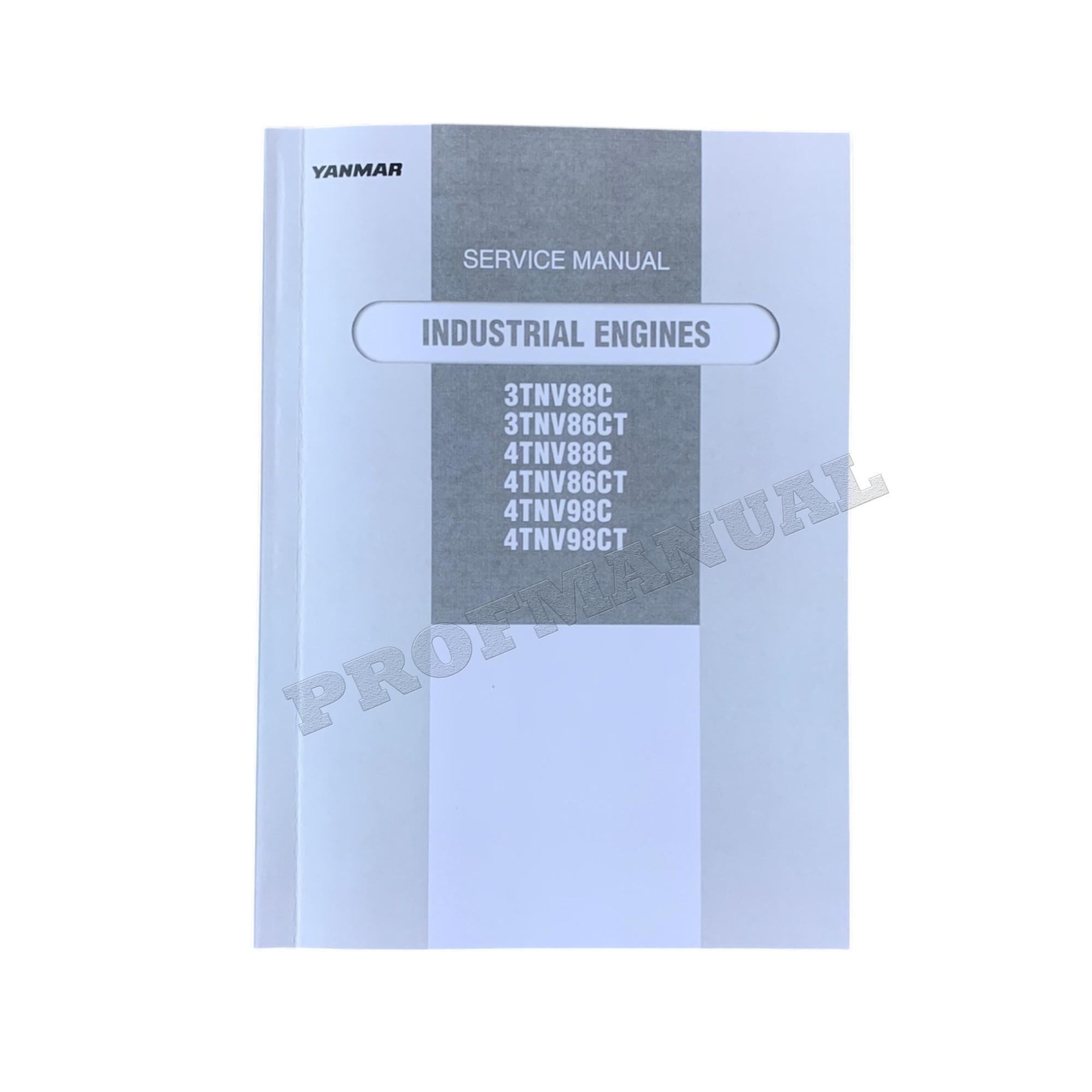 Hyundai YANMAR 4TNV98C ENGINE Hardcover Repair Service Manual
