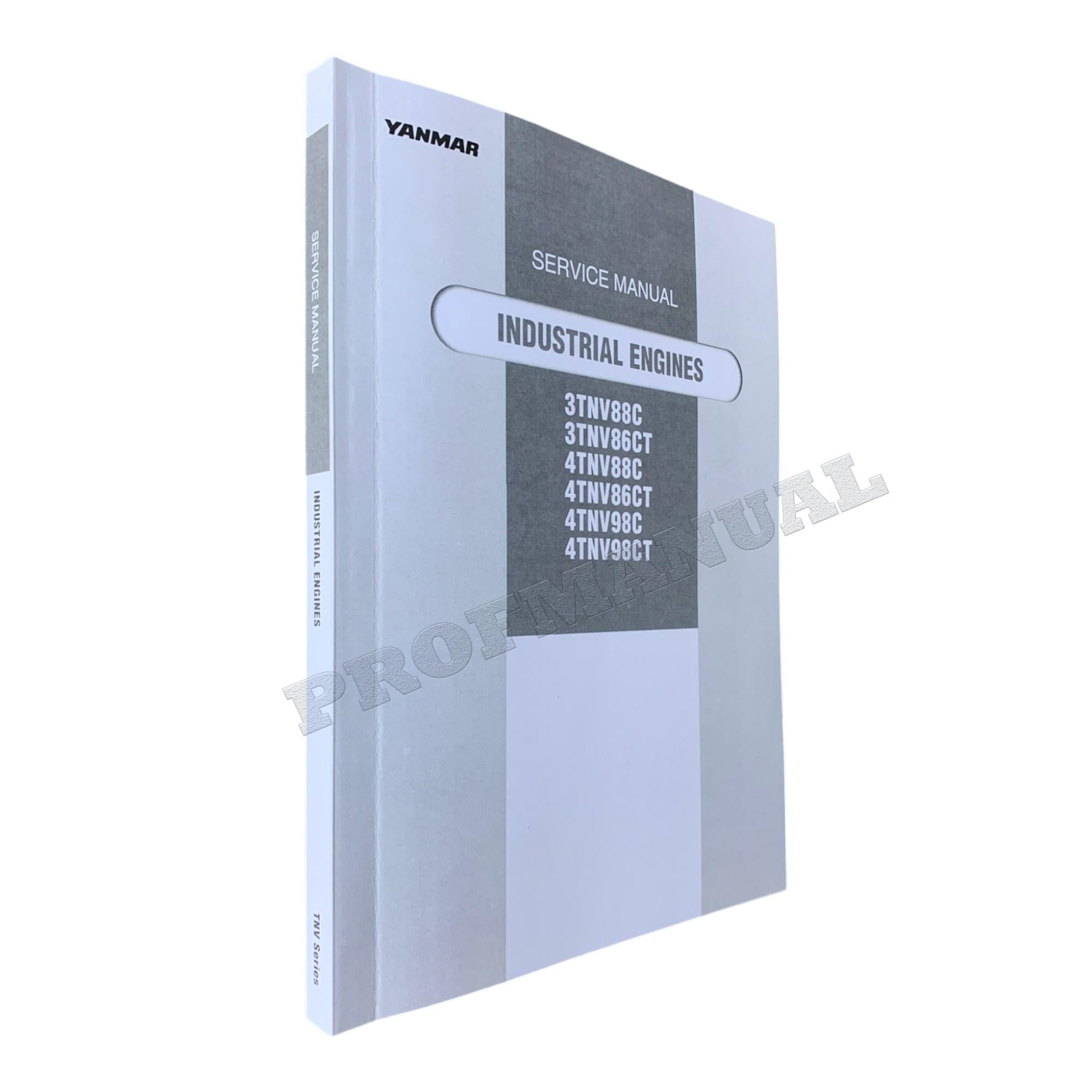 Hyundai YANMAR 4TNV98C ENGINE Hardcover Repair Service Manual