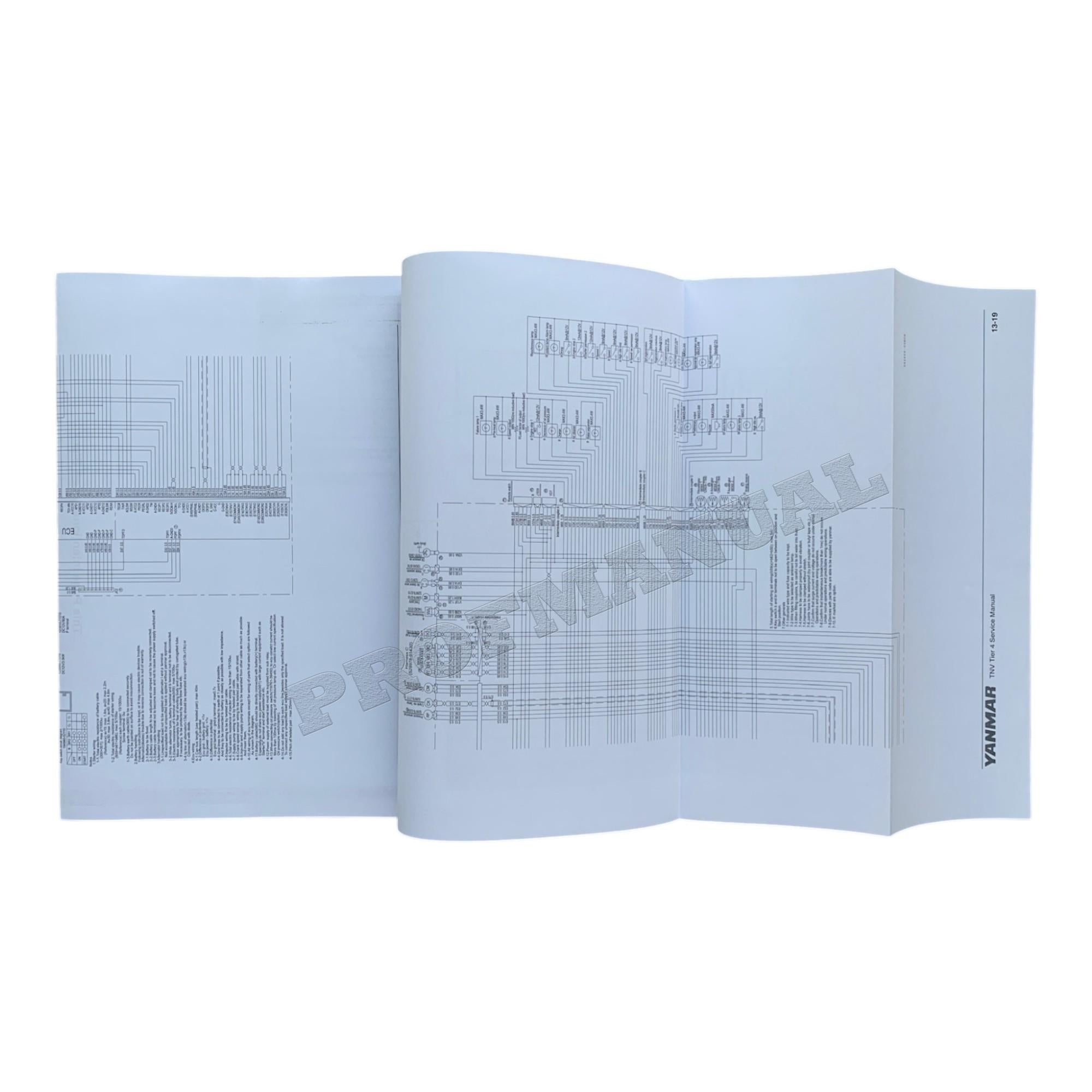Hyundai YANMAR 4TNV98C ENGINE Hardcover Repair Service Manual