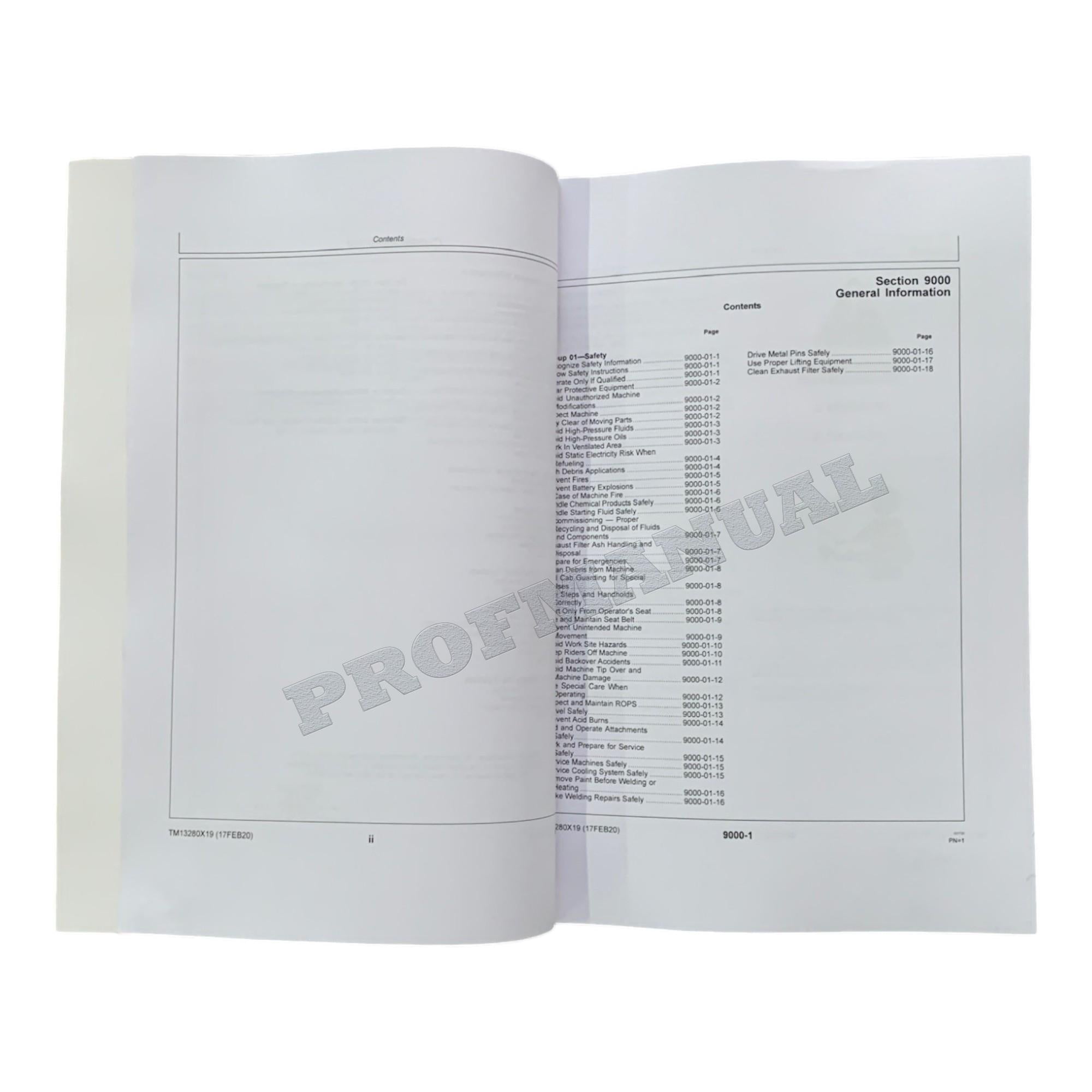 MANUAL TÉCNICO DE REPARACIÓN Y SERVICIO DE LA RETROEXCAVADORA JONH DEERE 310L EP TM13290X19