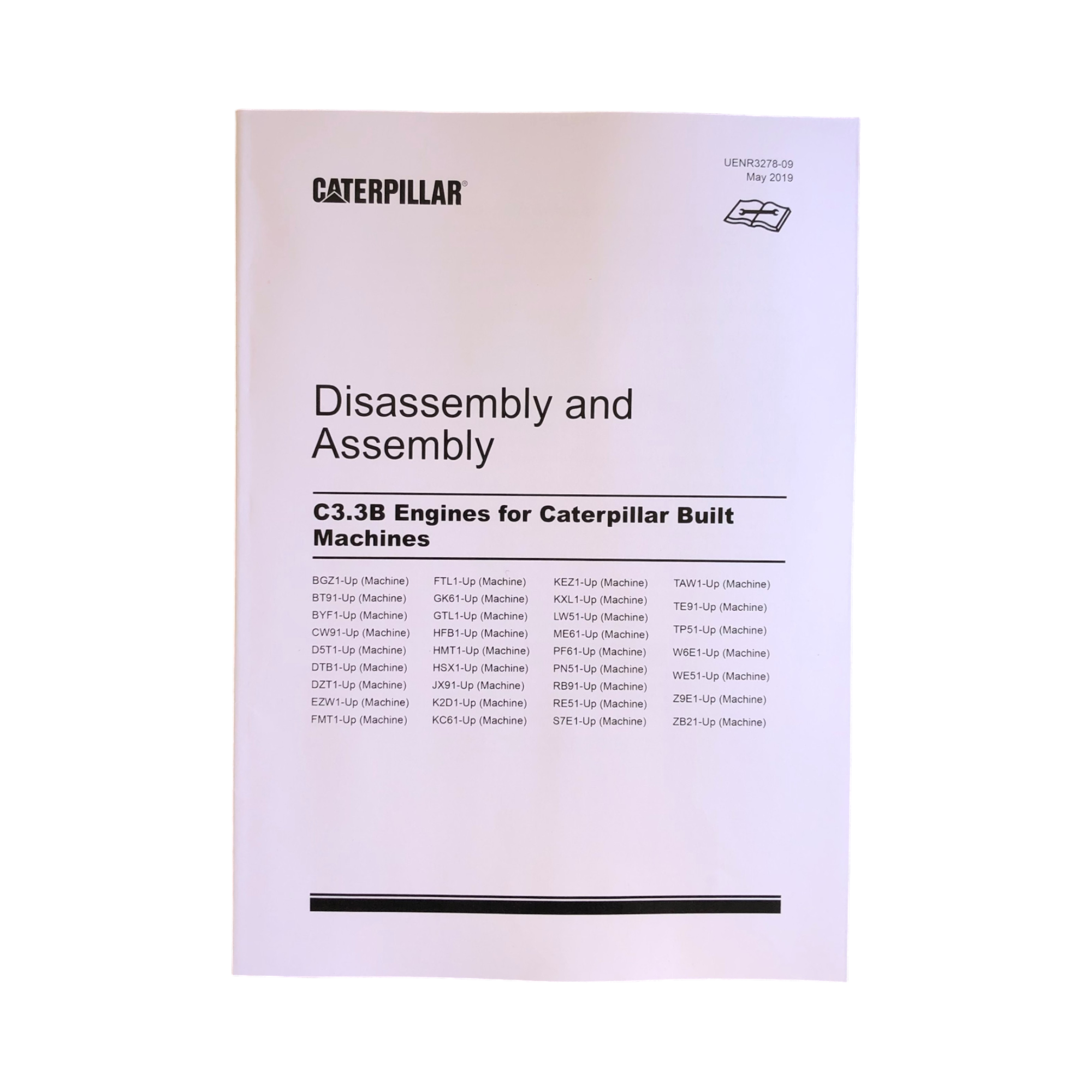 Caterpillar C3.3B Engine Disassembly Assembly Service Manual UENR3278-09