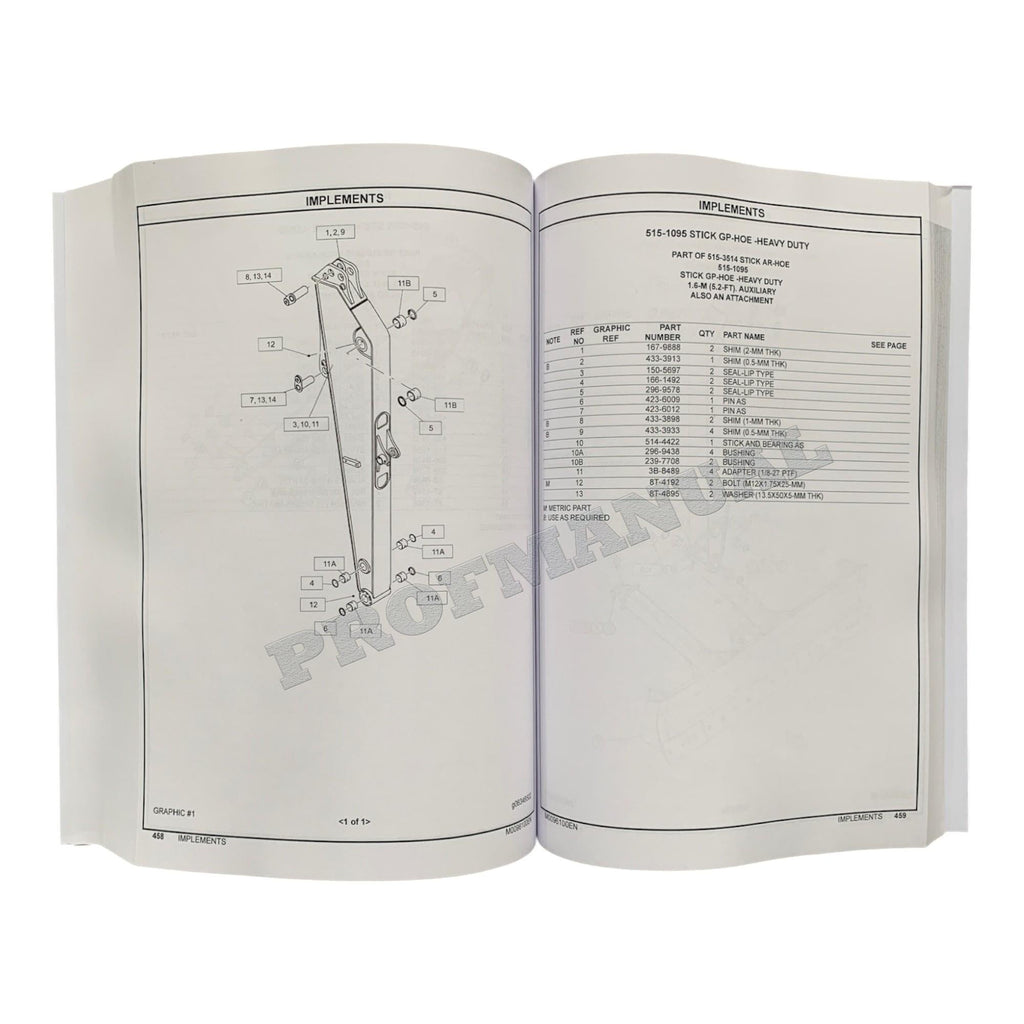 Caterpillar Cat 307.5 Mini Hydraulic Excavator Parts Catalog Manual