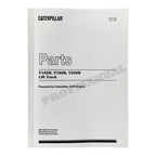 Catálogo de piezas del tractor todoterreno Caterpillar Cat V165B V180B Lift Truck Manual