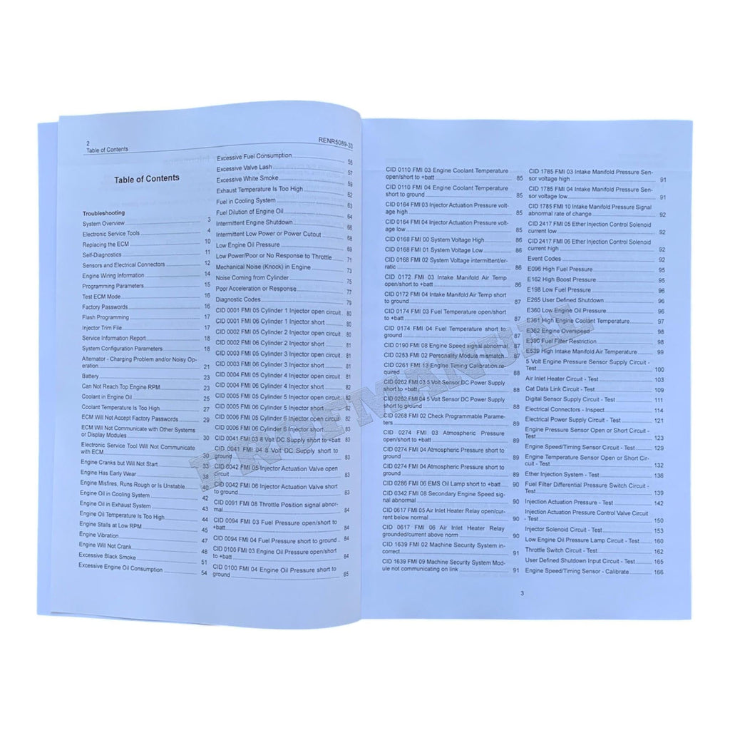 Caterpillar C7 Engine 328D Excavator Service Manual *Send serial number