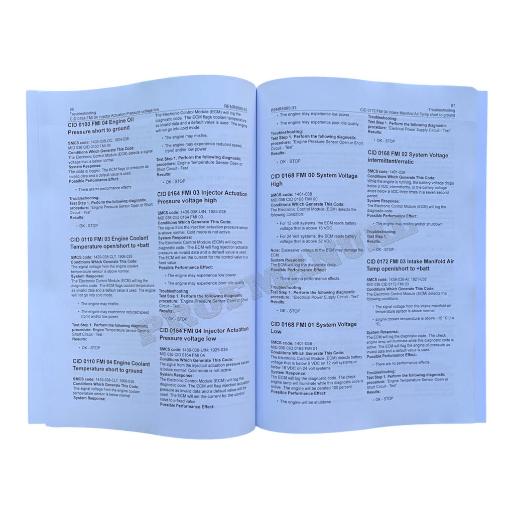 Caterpillar C7 Engine 328D Excavator Service Manual *Send serial number