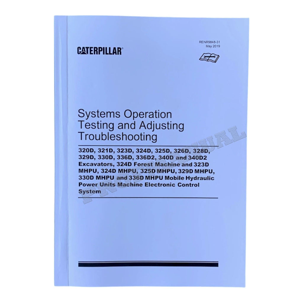 Caterpillar 328D LCR Excavator Full Service Manual *Send serial number