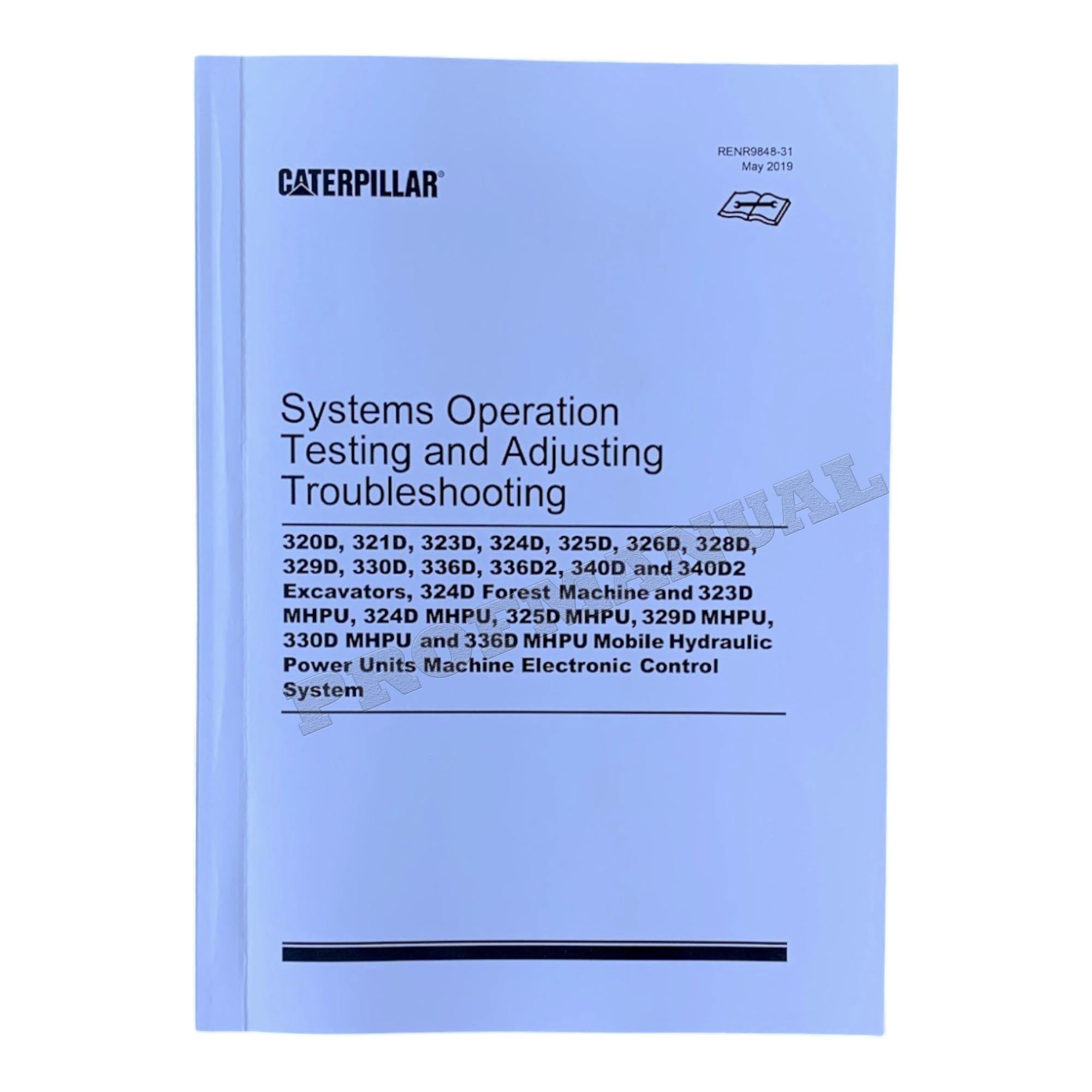 Caterpillar 328D LCR Excavator Full Service Manual *Send serial number