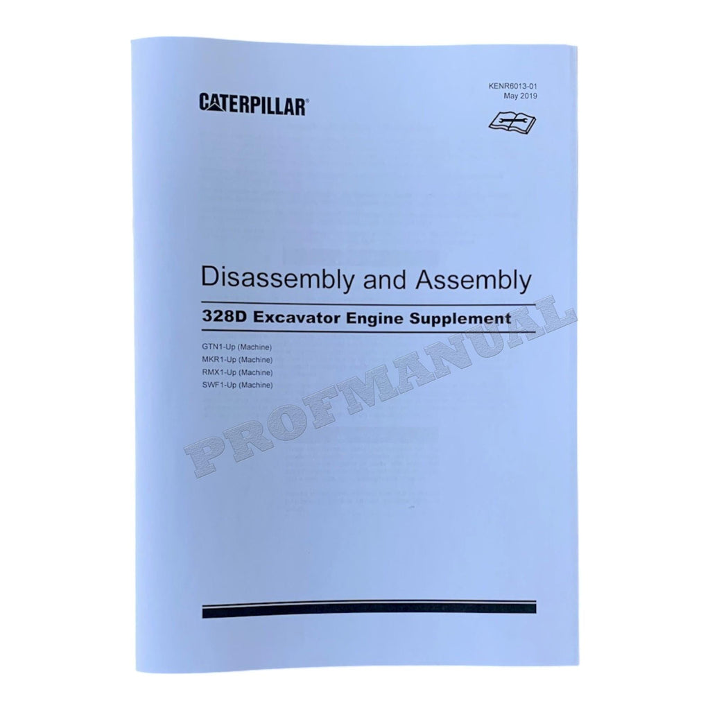 Caterpillar C7 Engine 328D Excavator Service Manual *Send serial number