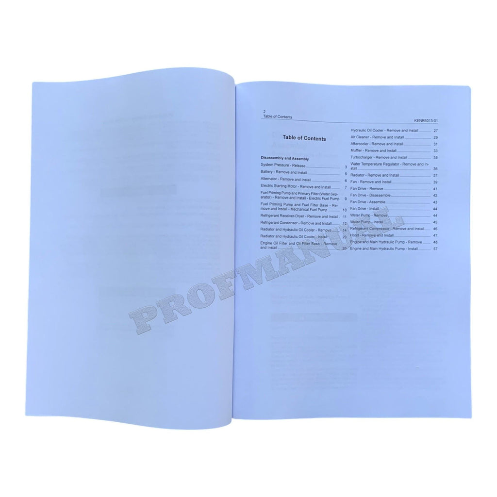Caterpillar C7 Engine 328D Excavator Service Manual *Send serial number