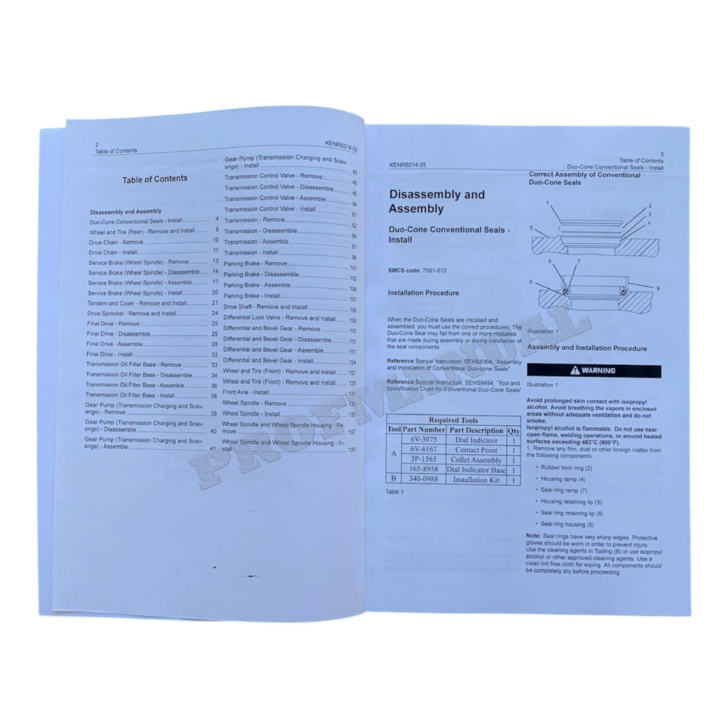 Manual de desmontaje y montaje de la excavadora Caterpillar Cat 328D