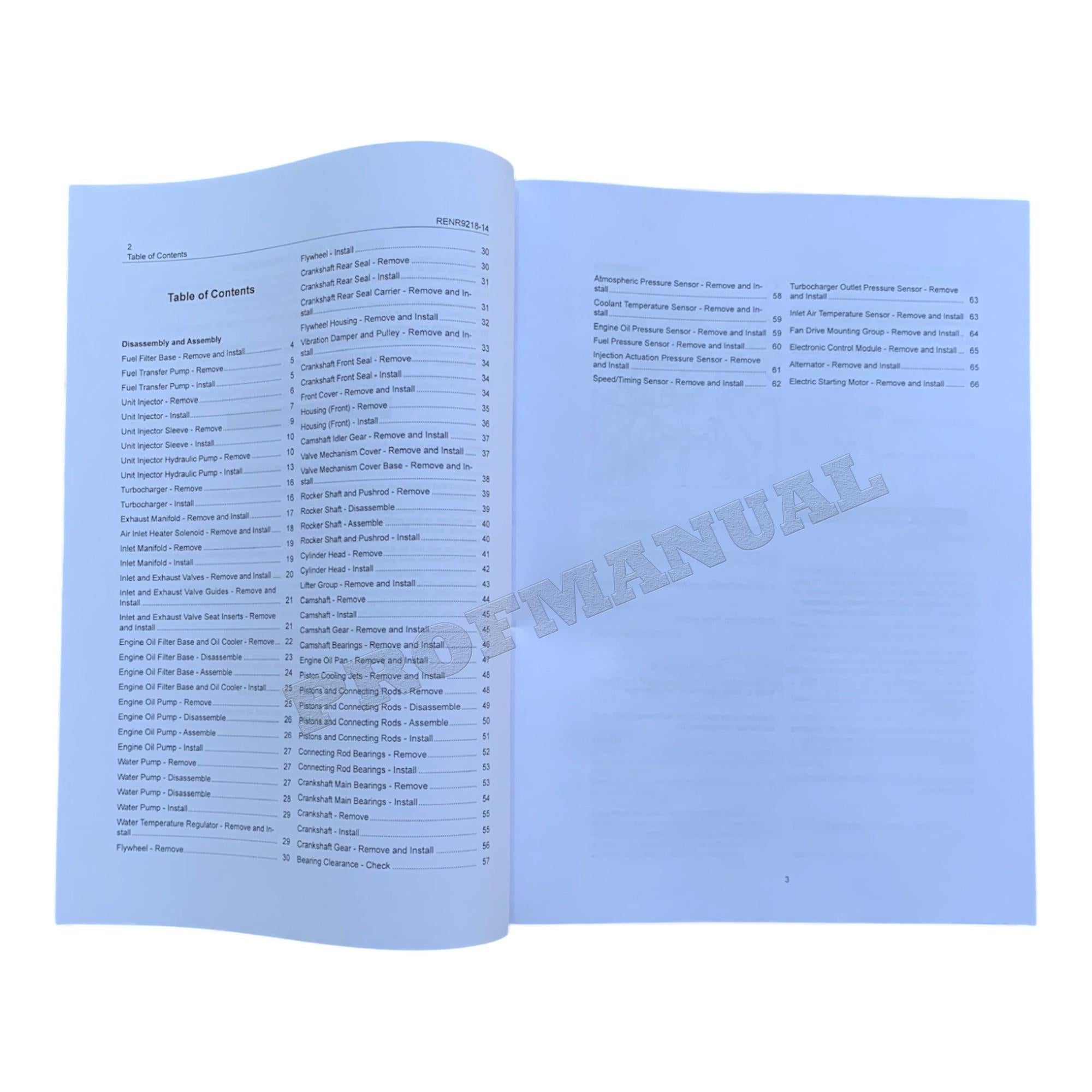 Caterpillar C7 Engine 328D Excavator Service Manual *Send serial number