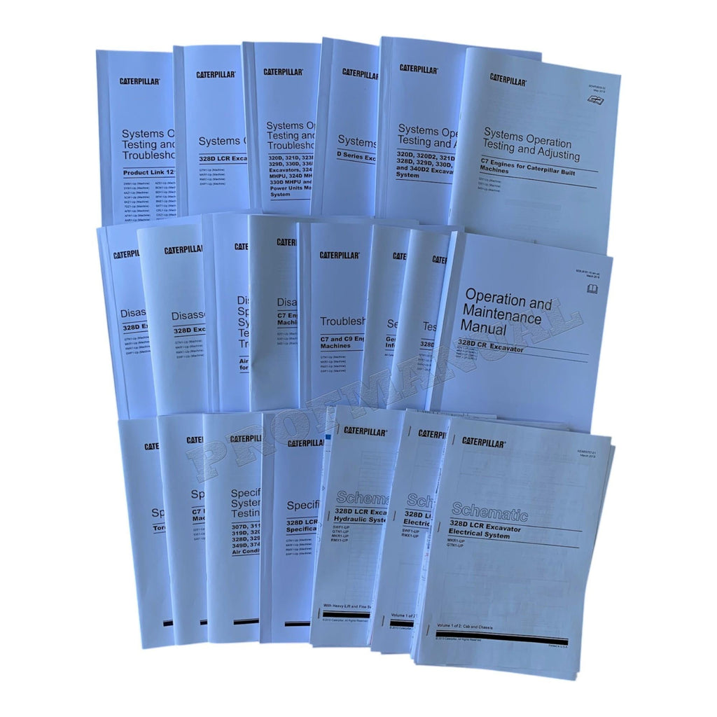 Caterpillar 328D LCR Excavator Full Service Manual *Send serial number