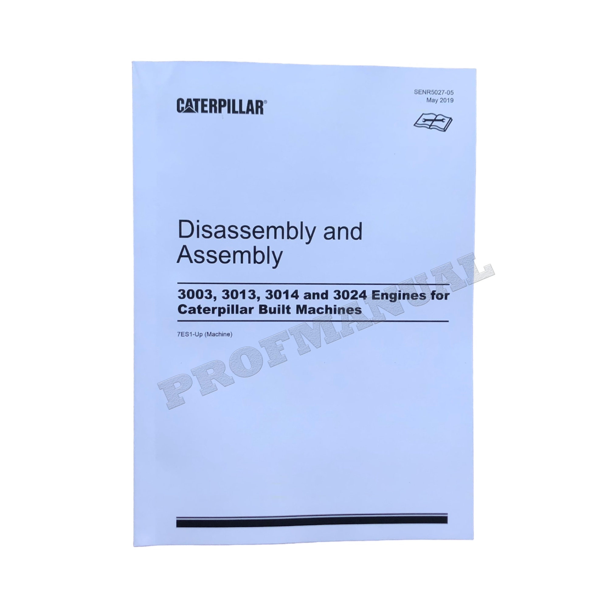 Manual de servicio de la máquina ensamblada con motor Caterpillar 3003 3013 3014 3024 Desmontaje