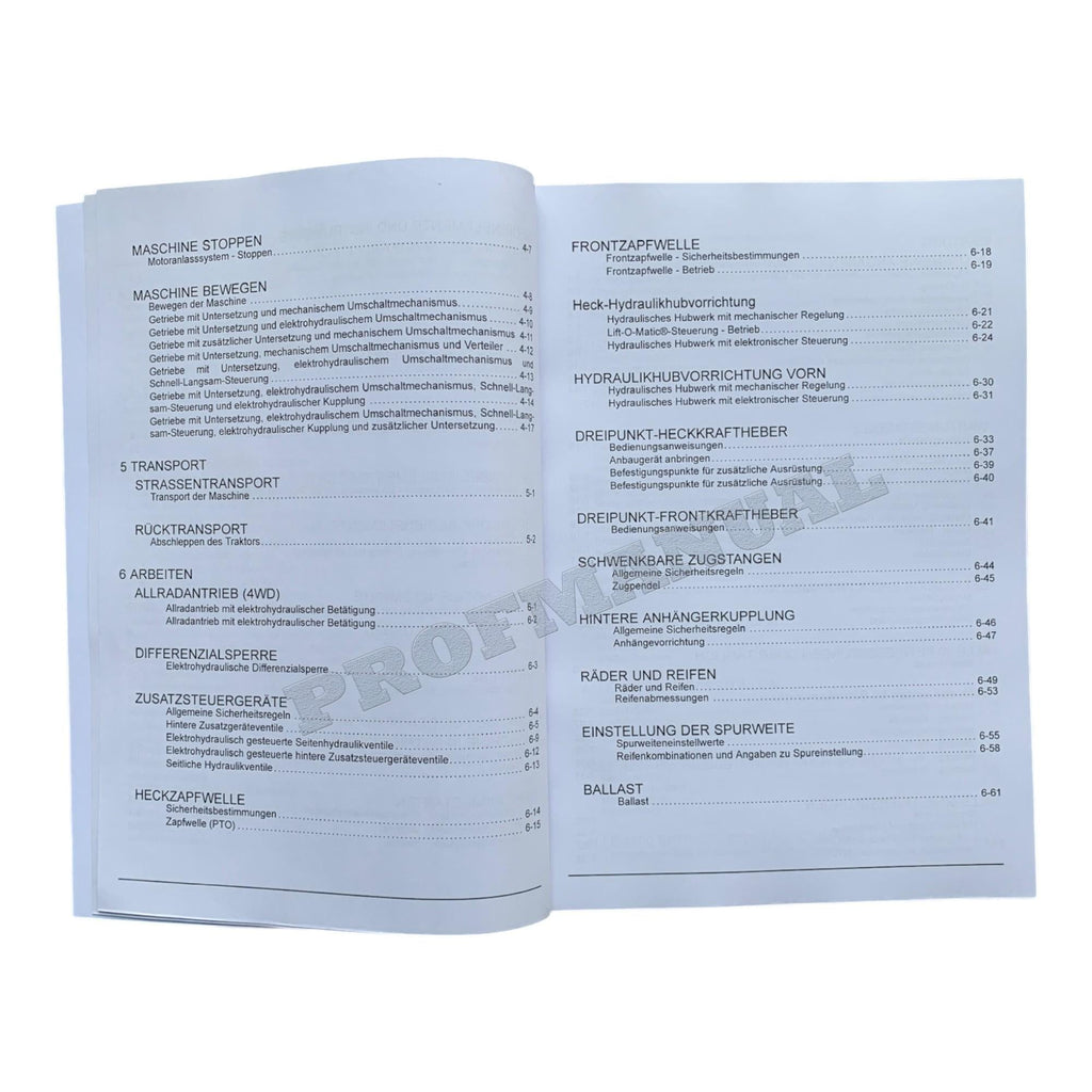 New Holland T4.75N T4.85N T4.95N T4.105N traktor betriebsanleitung