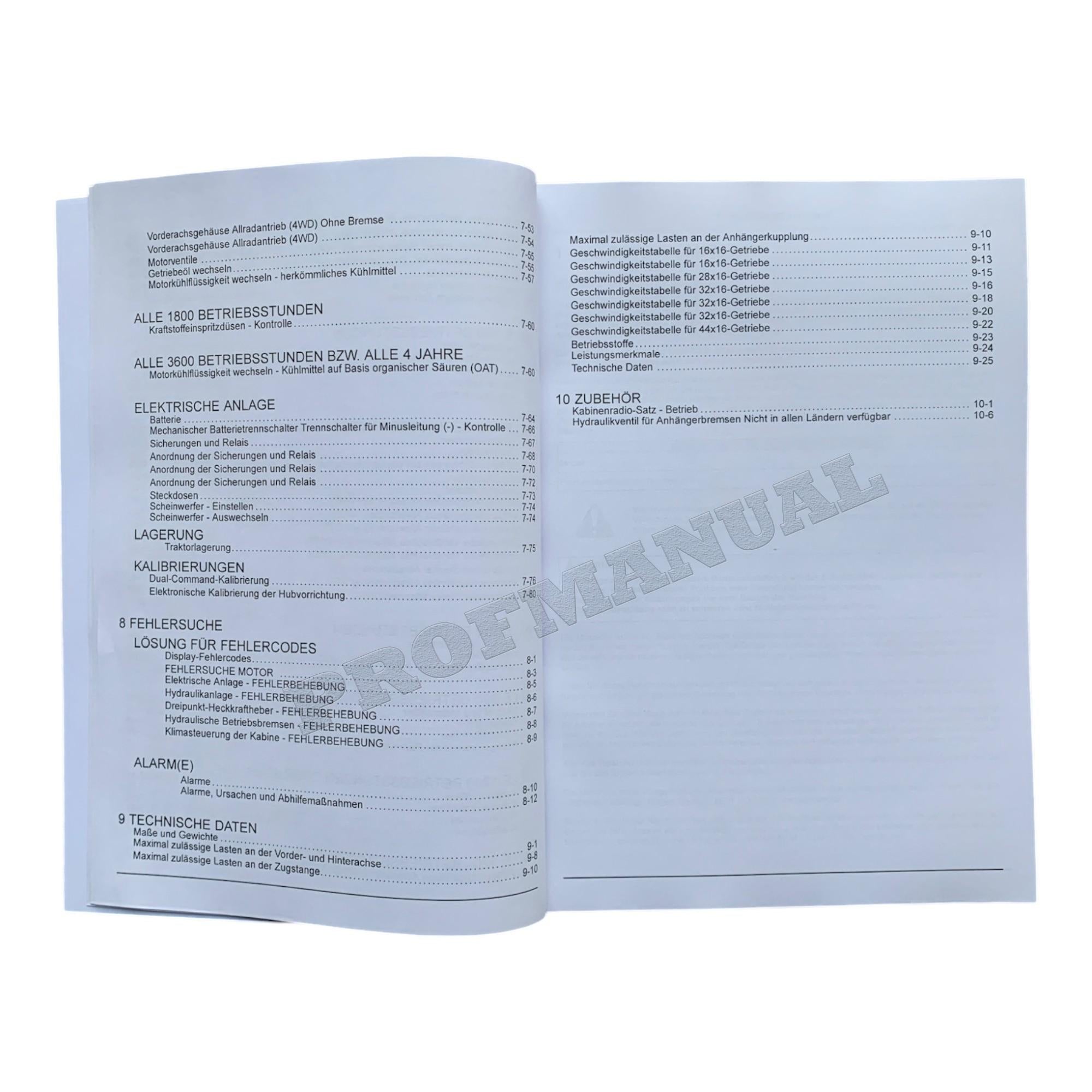 New Holland T4.75N T4.85N T4.95N T4.105N traktor betriebsanleitung