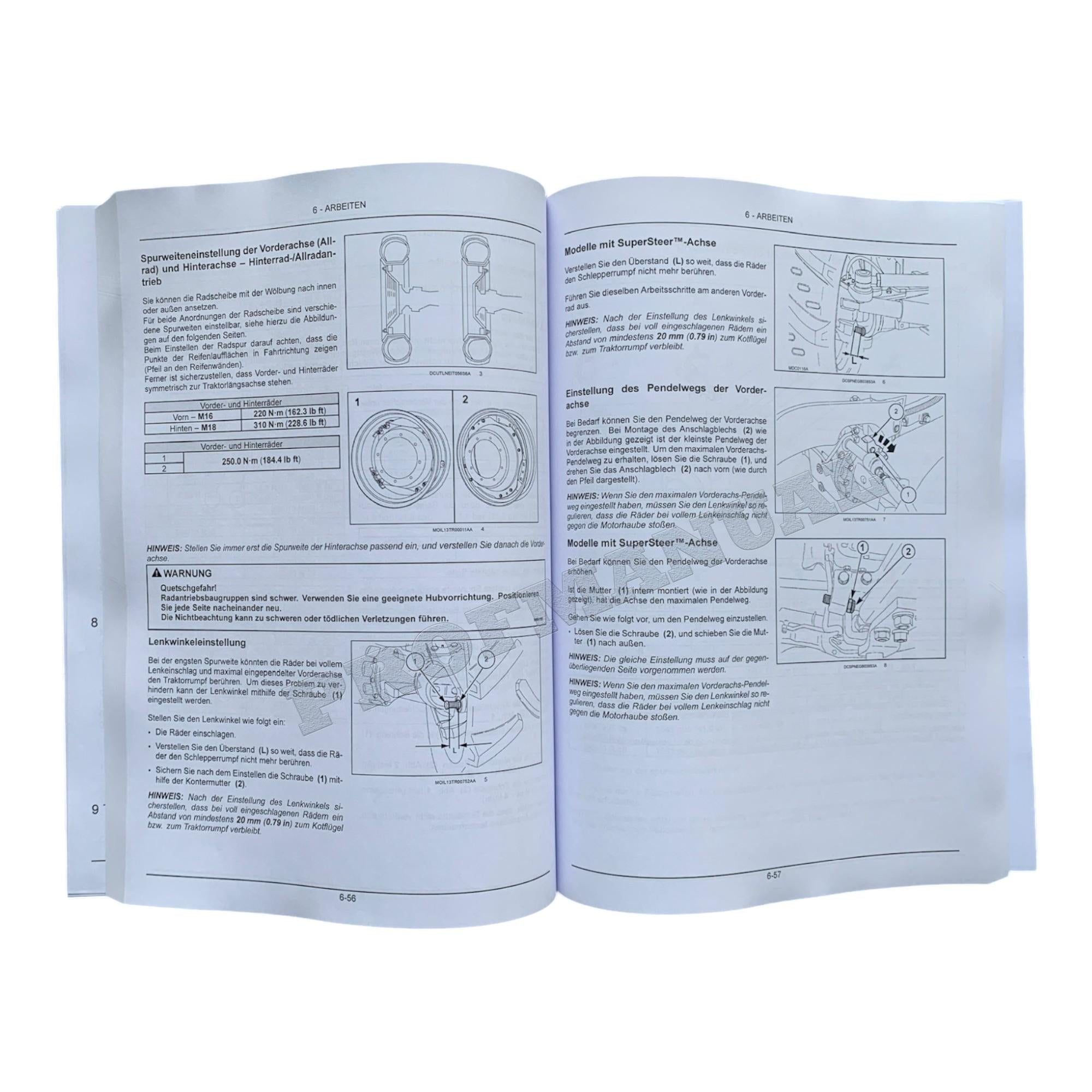 New Holland T4.75N T4.85N T4.95N T4.105N traktor betriebsanleitung