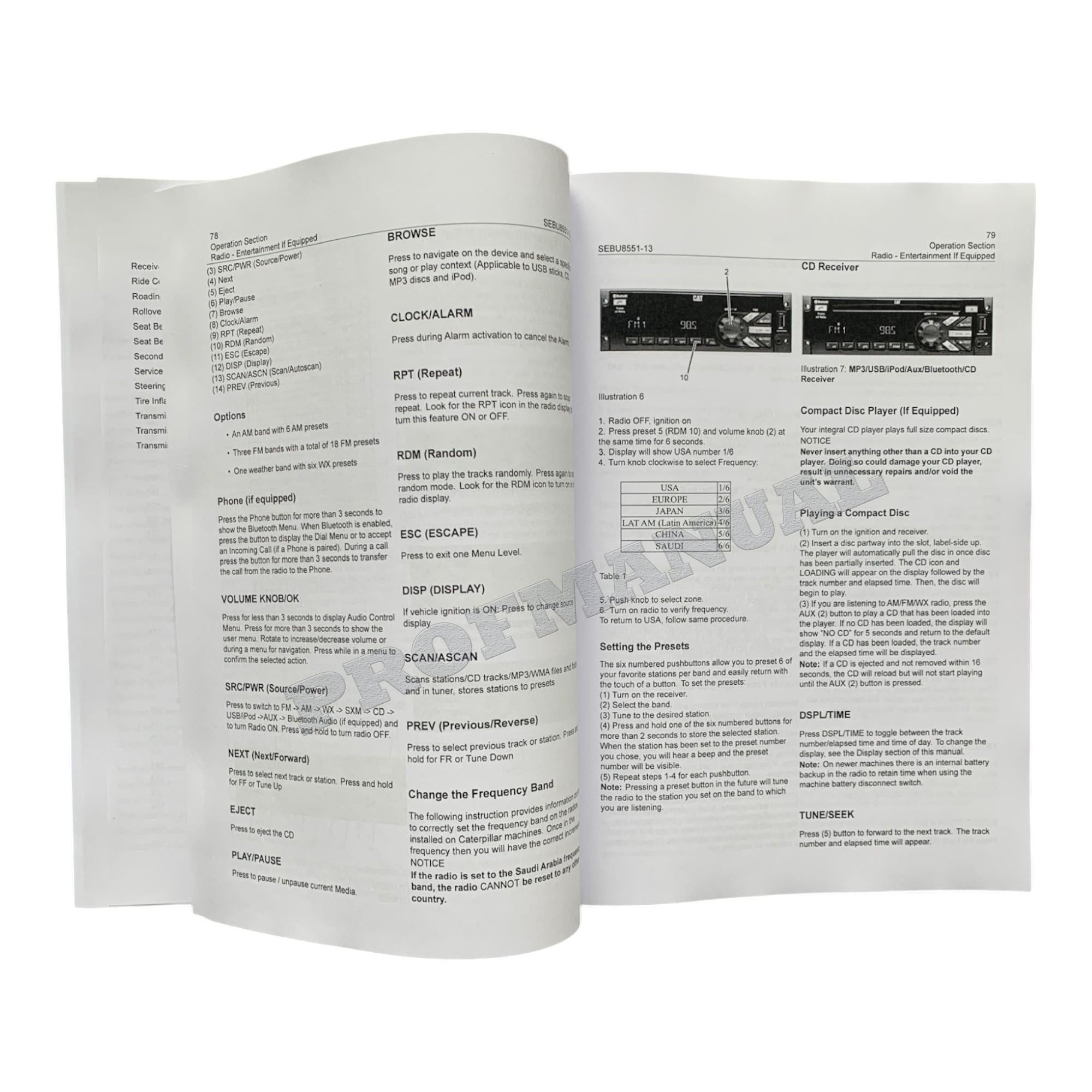 Caterpillar 966K 972K Wheel loader Operators Maintenance Manual