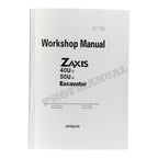 Manual de servicio y reparación de la excavadora Hitachi ZX40U-2 ZX50U-2